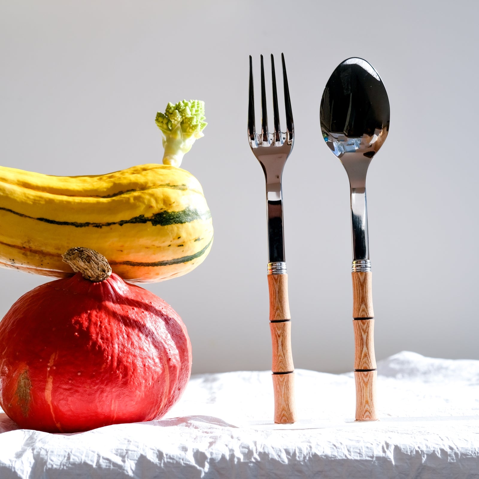 Bamboo, Light press wood - Serving set