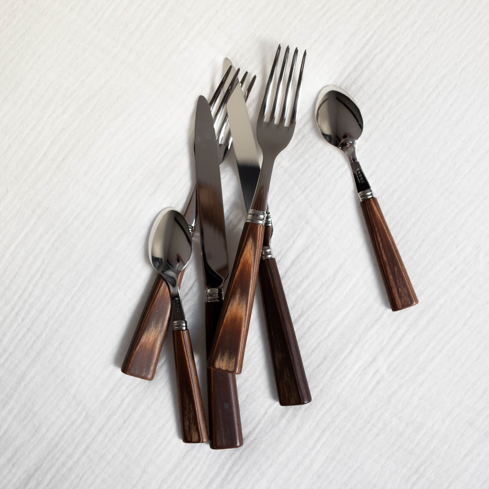 Nature, Light press wood - Dinner fork
