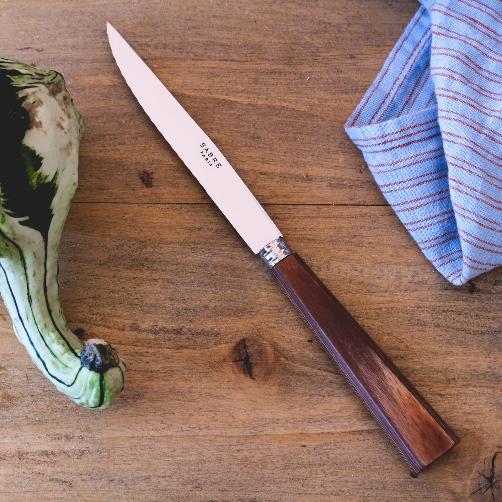 Nature, Light press wood - Steak knife