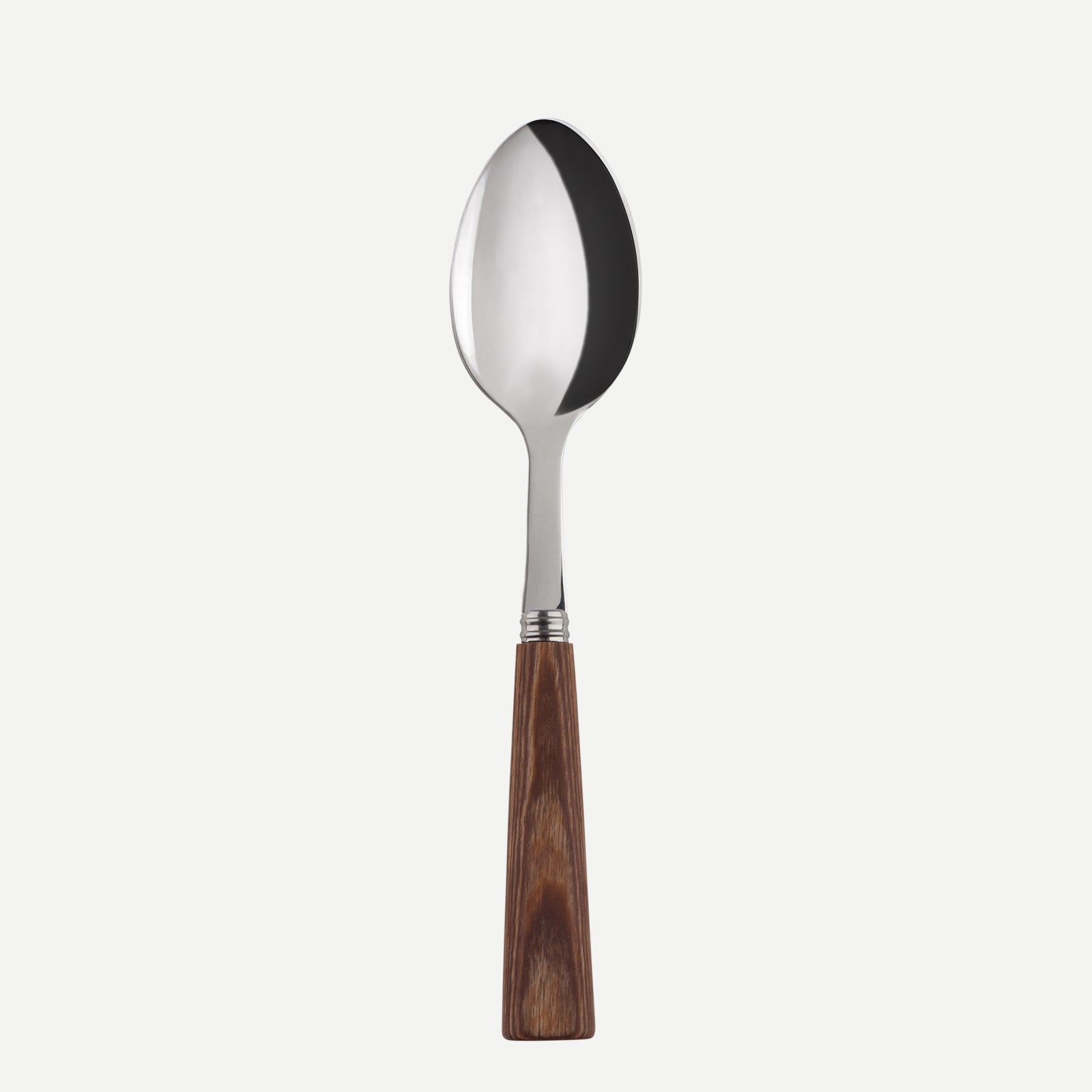 Nature, Light press wood - Dessert spoon