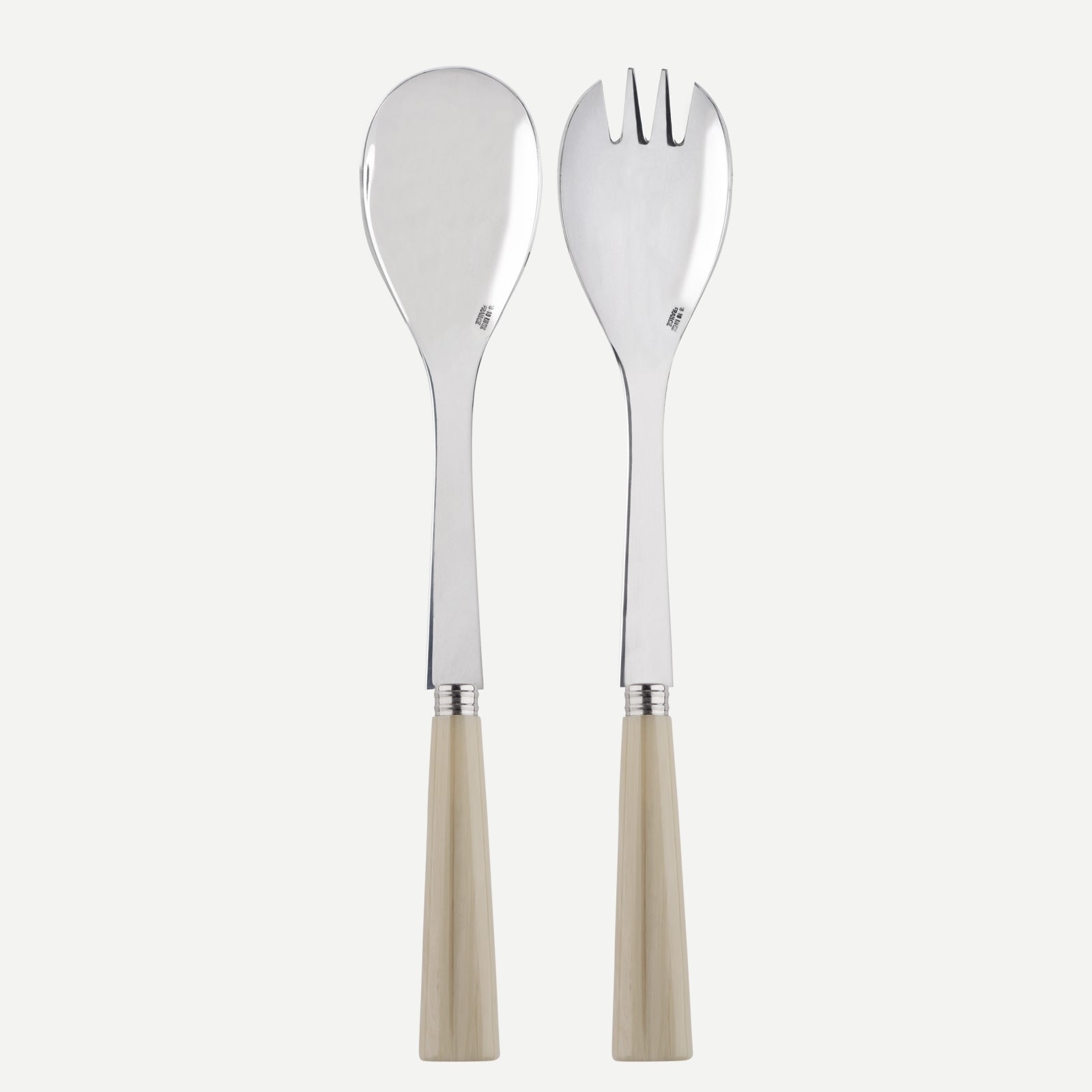 Nature, Faux Horn - Salad cutlery set