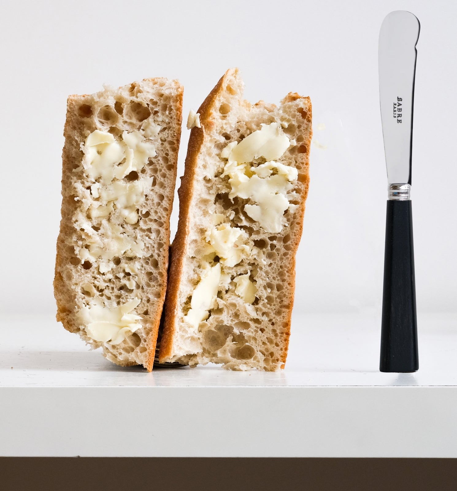 Nature, Black press wood - Butter knife