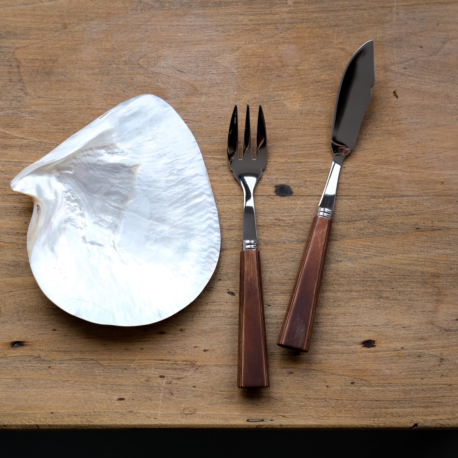 Nature, Light press wood - Fish set