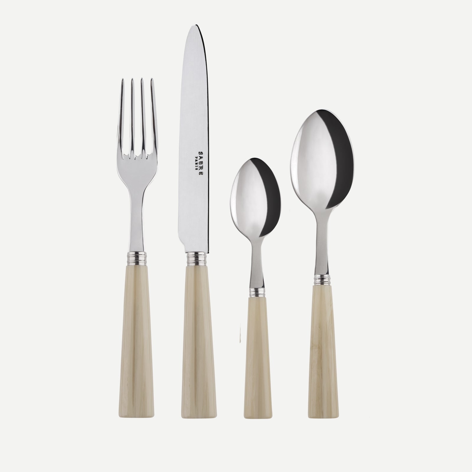 Nature, Faux Horn - 32 pieces cutlery set
