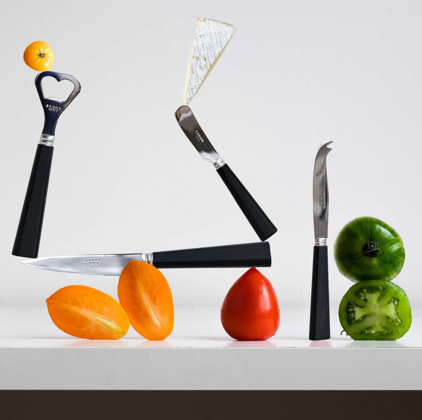 Nature, Black press wood - Kitchen knife