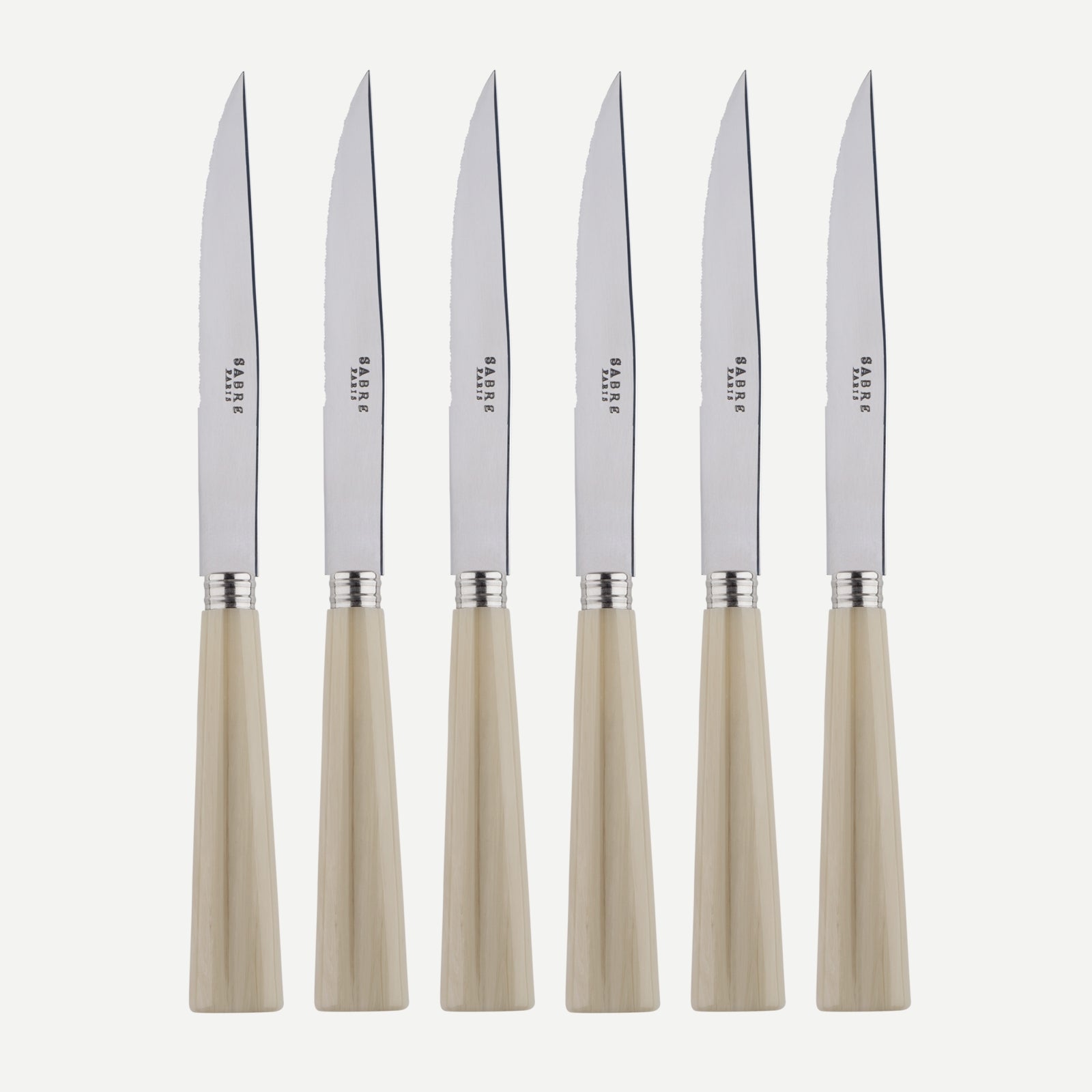 Nature, Faux Horn - Set of 6 steak knives