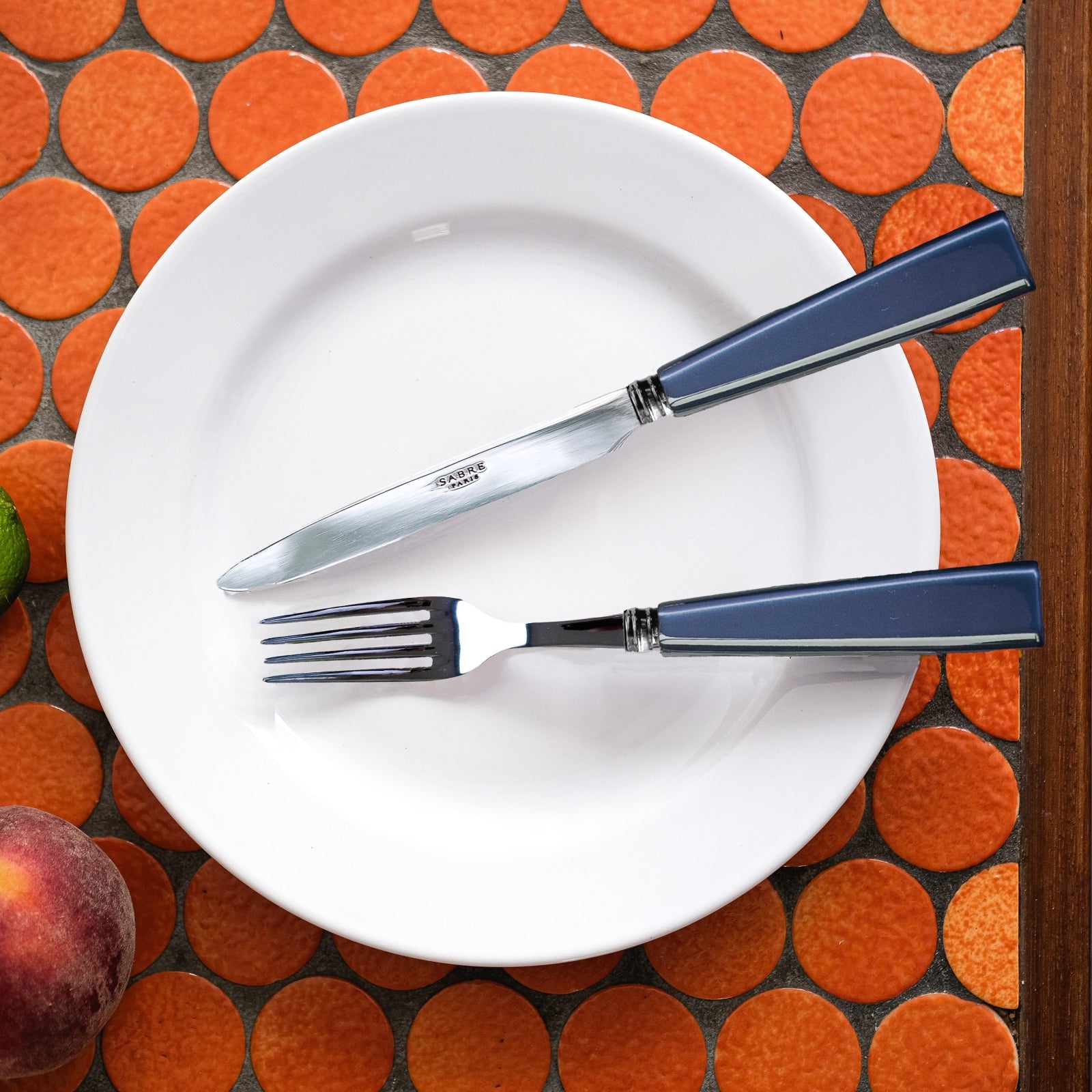 Icône, Steel blue - Dinner fork