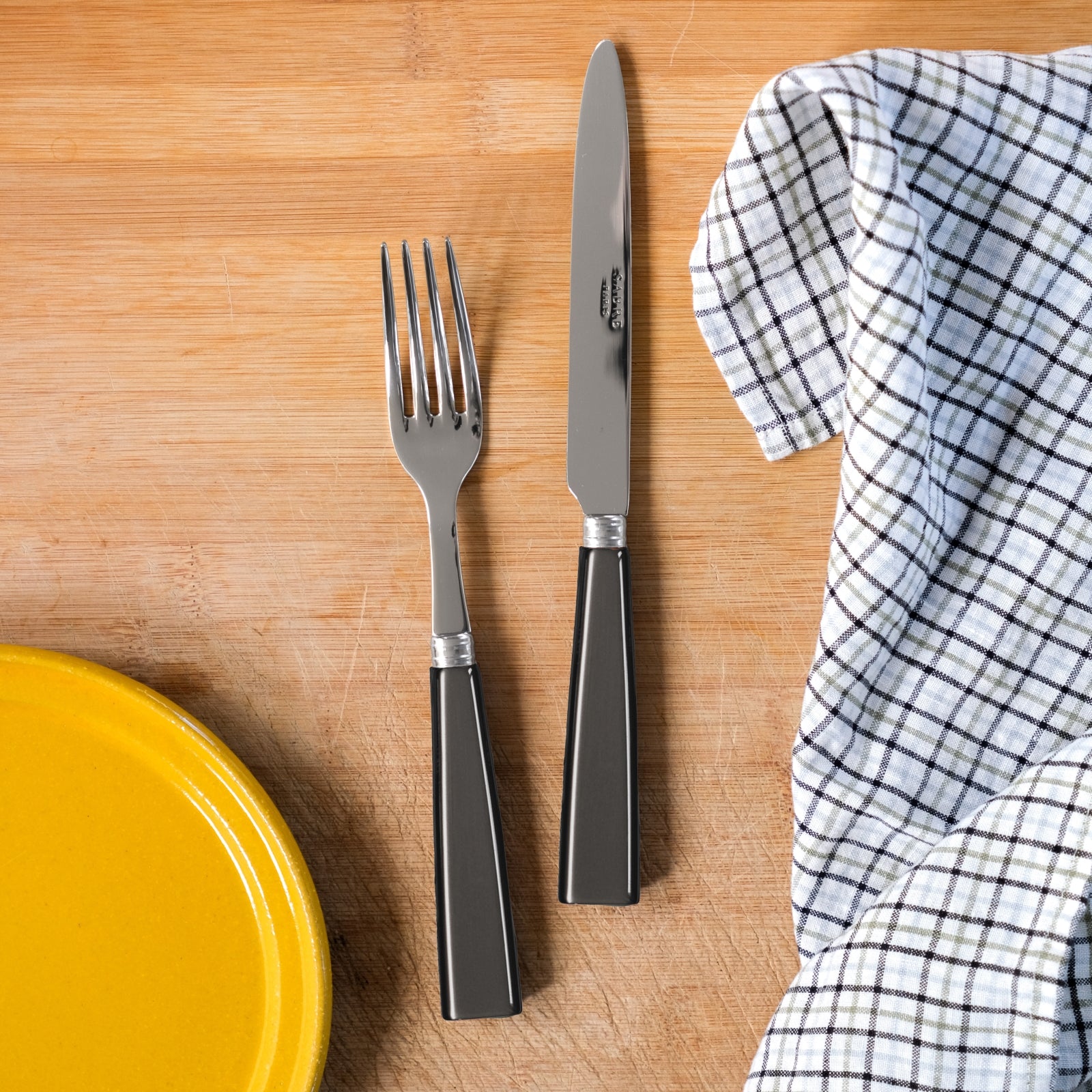 Icône, Dark grey - Dinner knife