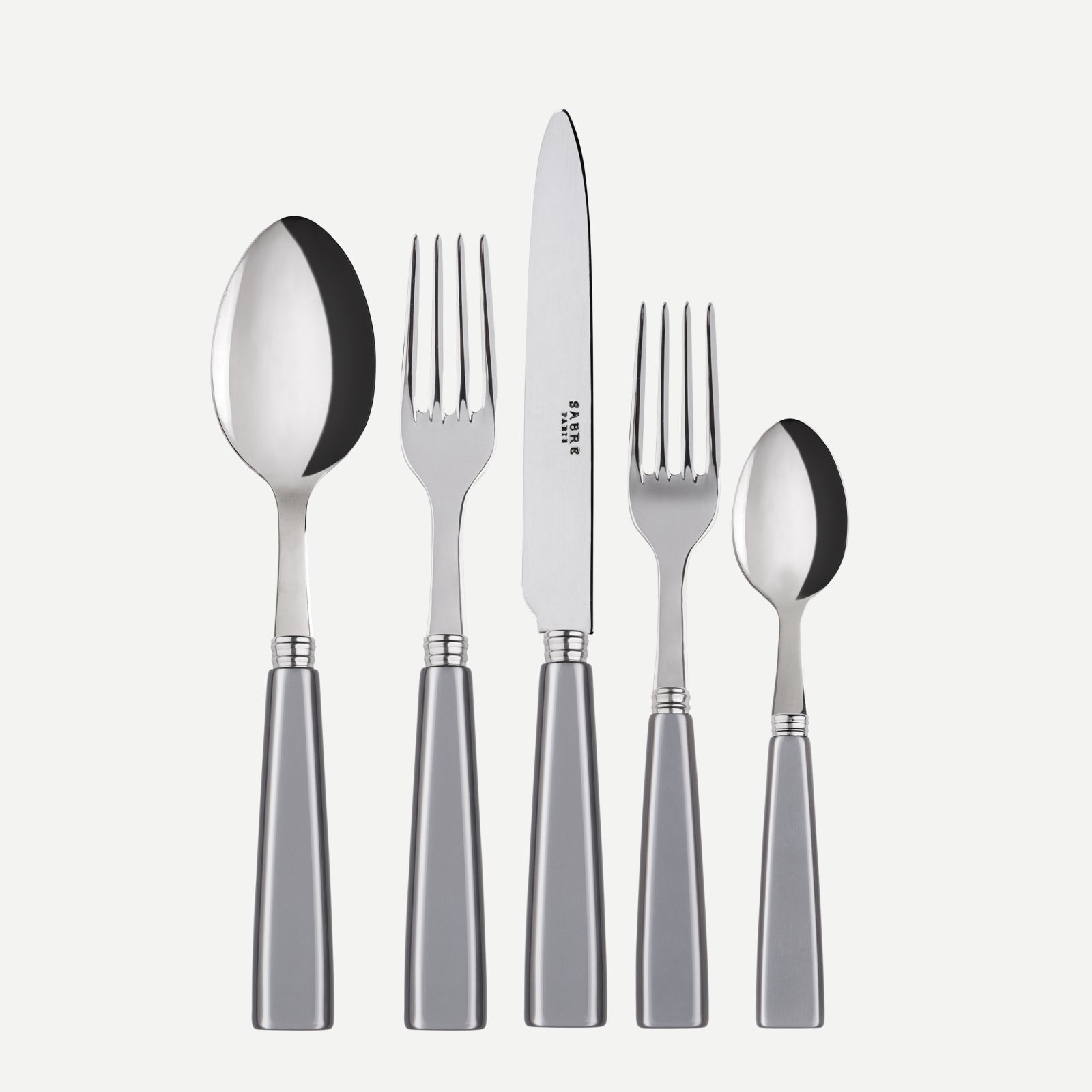 Icône, Grey - 5 pieces cutlery set