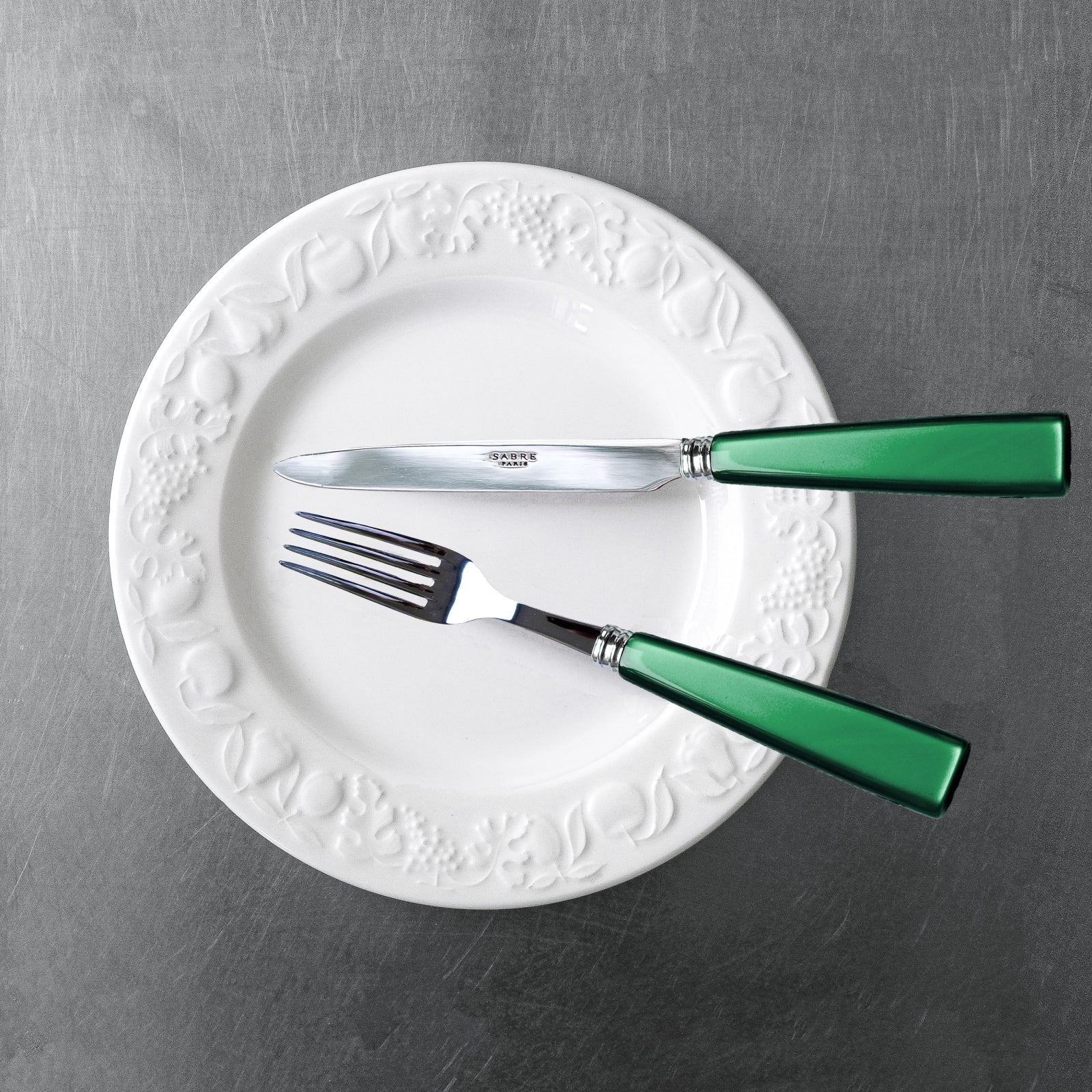 Icône, Garden green - 5 pieces cutlery set
