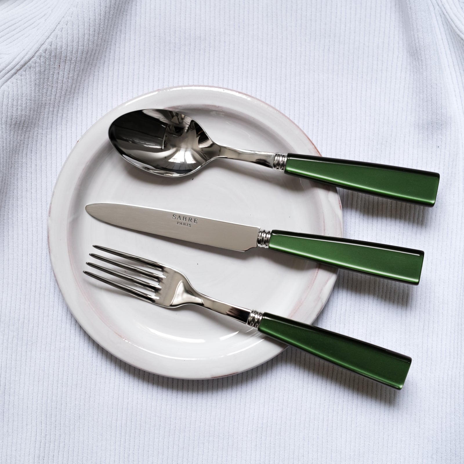 Icône, Dark green - Salad fork