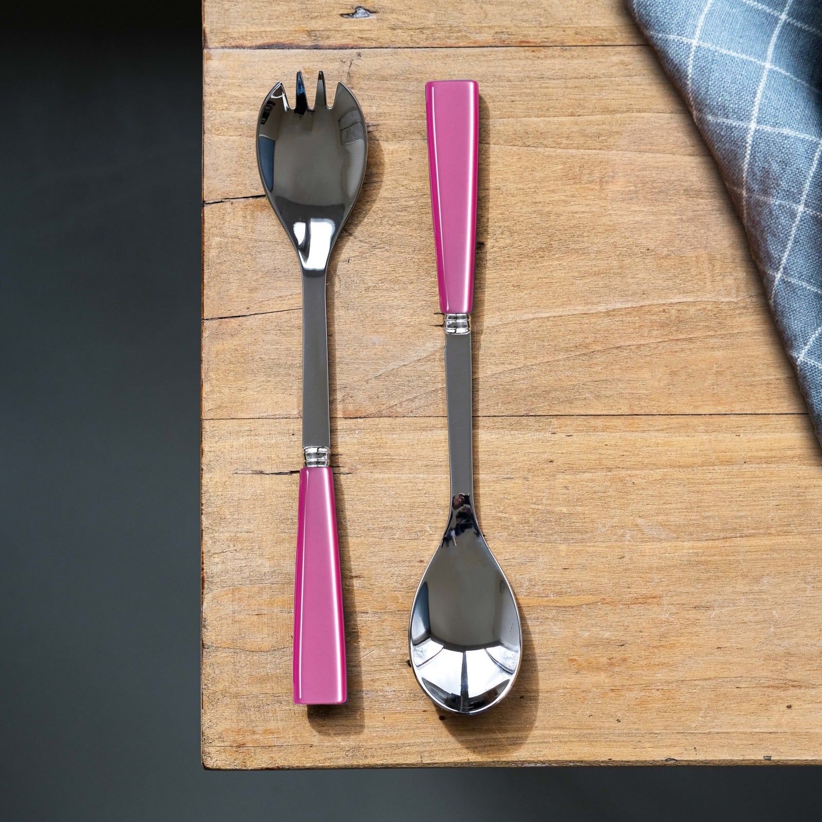 Icône, Pink - Salad cutlery set