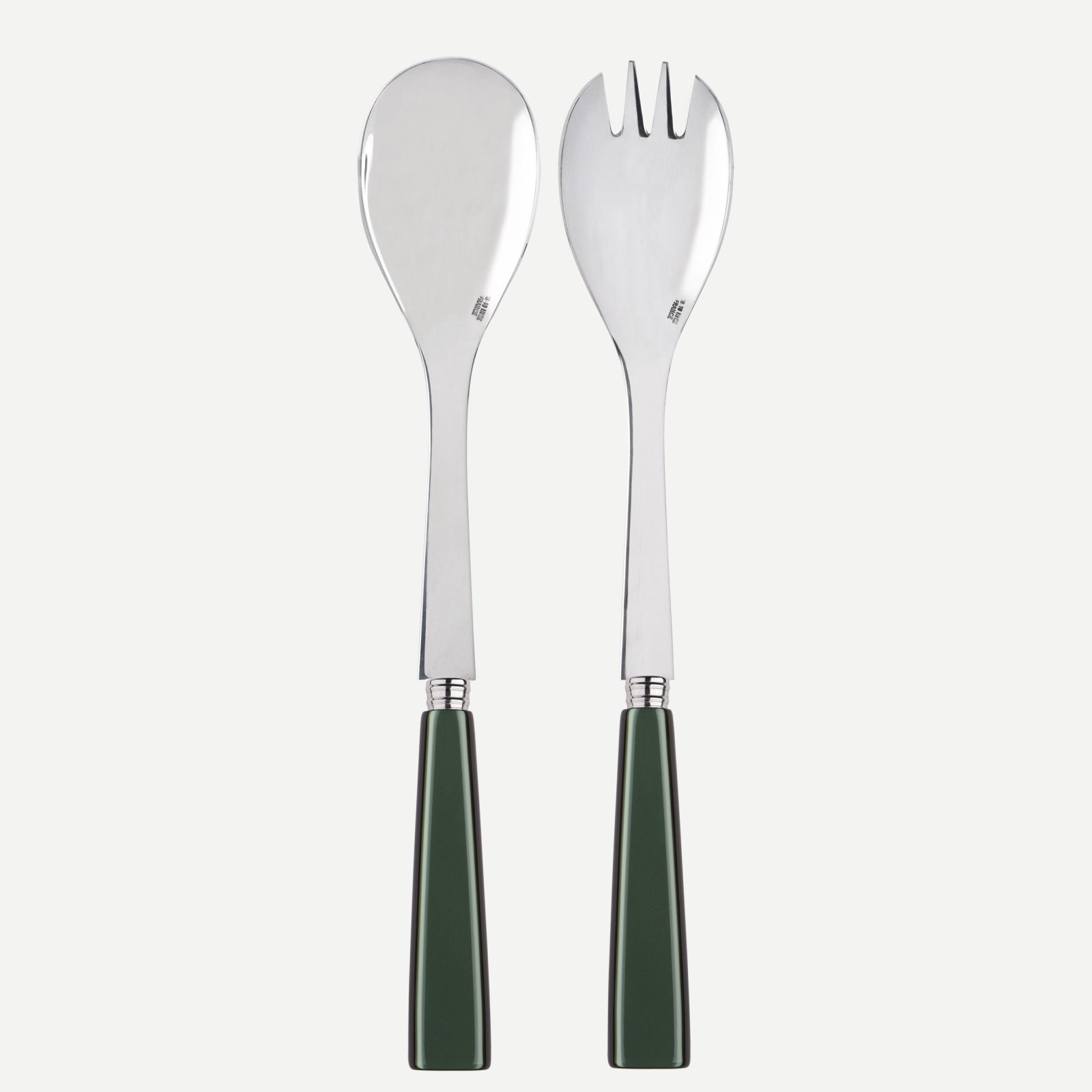 Icône, Dark green - Salad cutlery set
