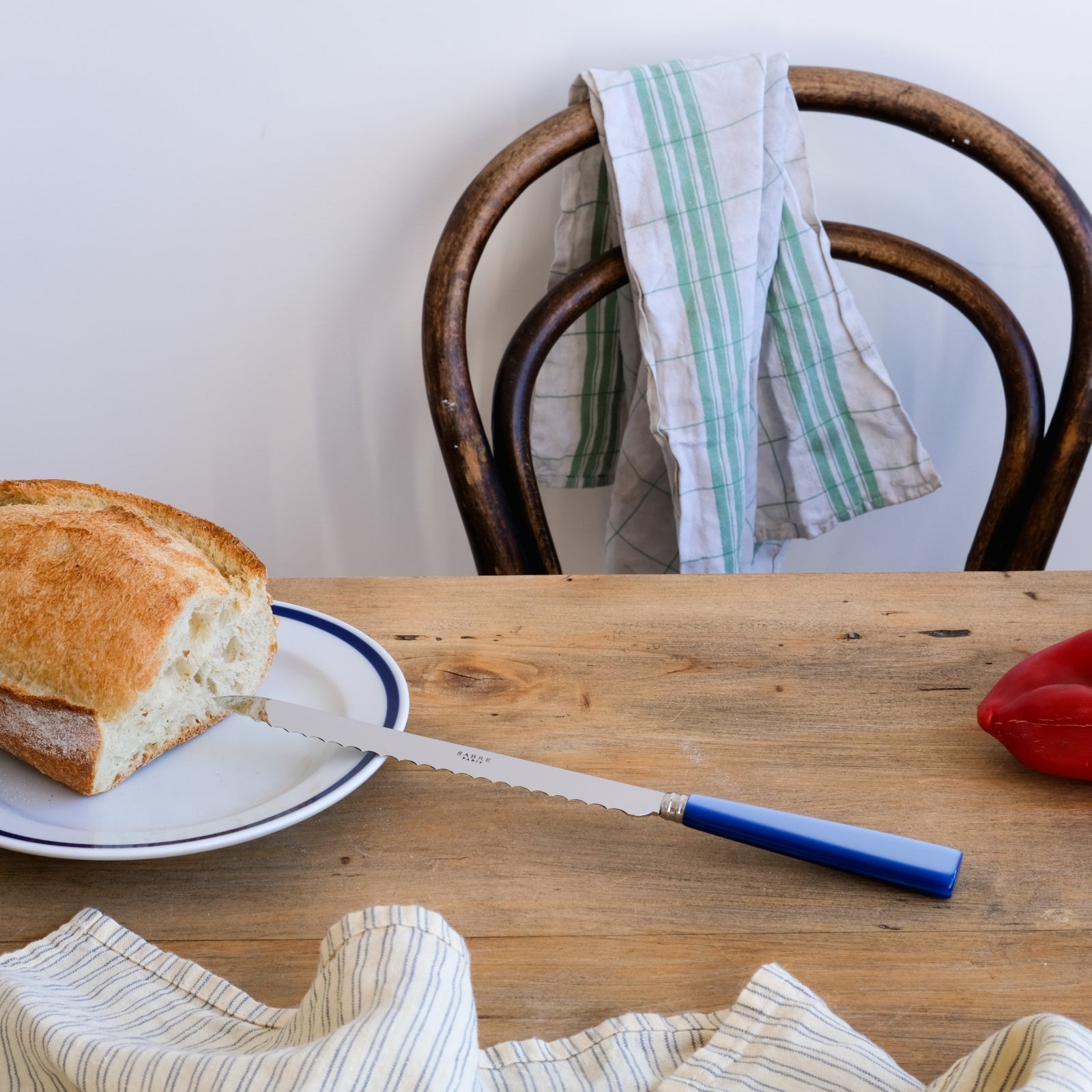 Icône, Light blue - Bread knife