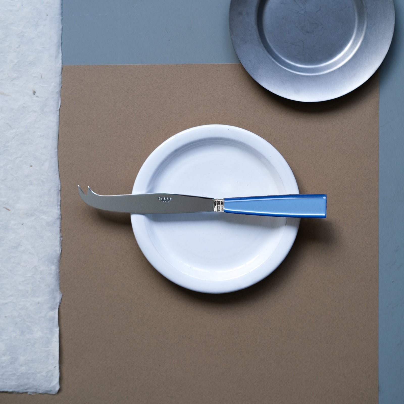 Icône, Light blue - Cheese knife large