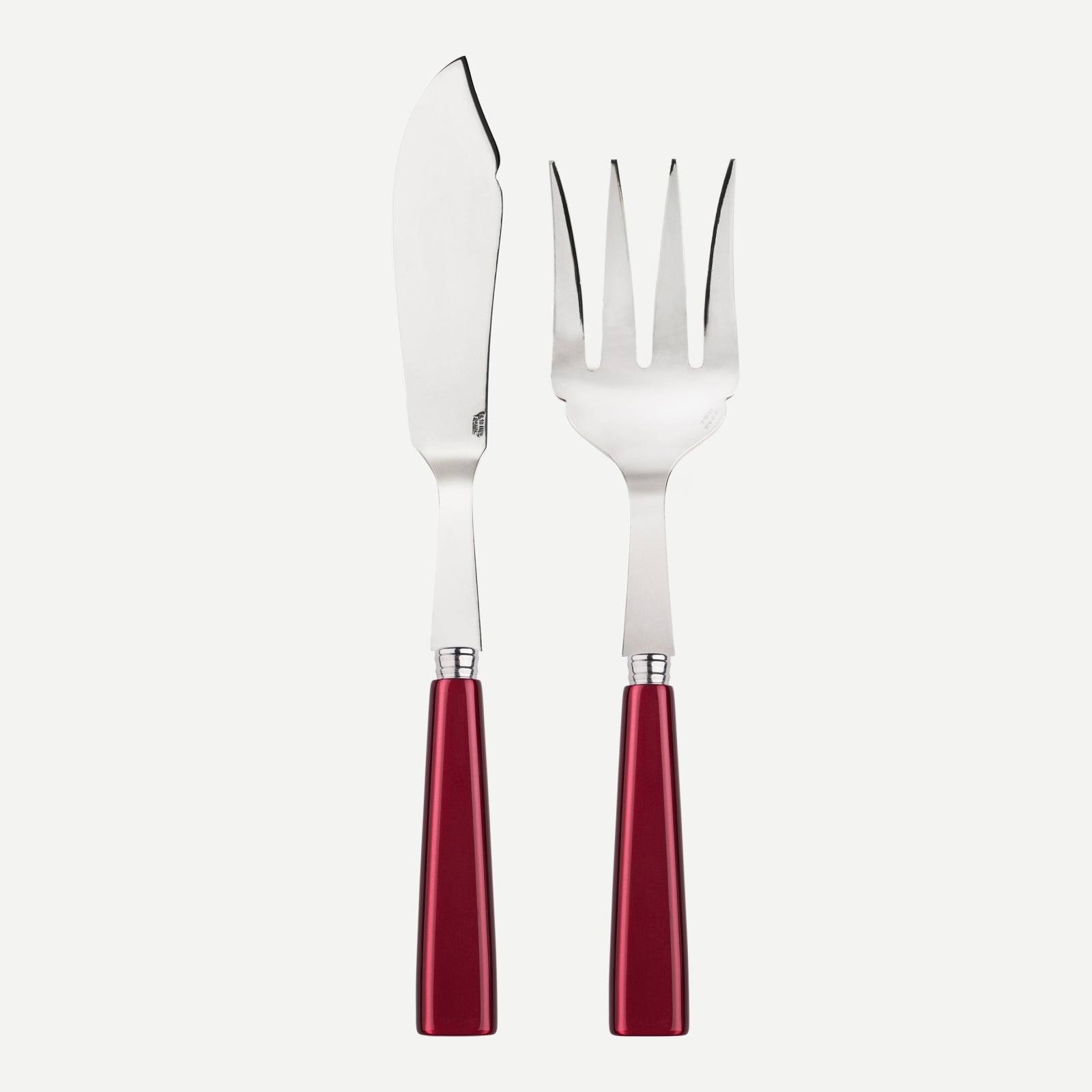Icône, Red - Fish serving set
