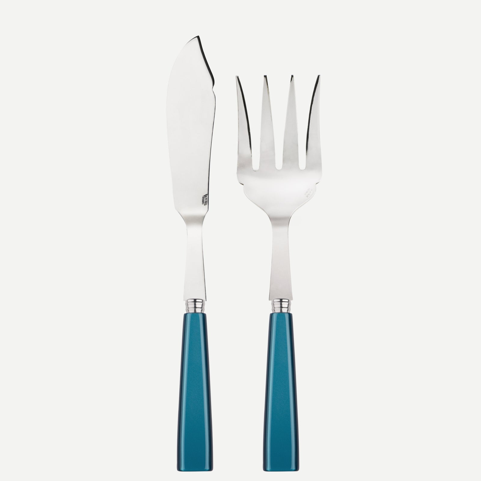 Icône, Turquoise - Fish serving set