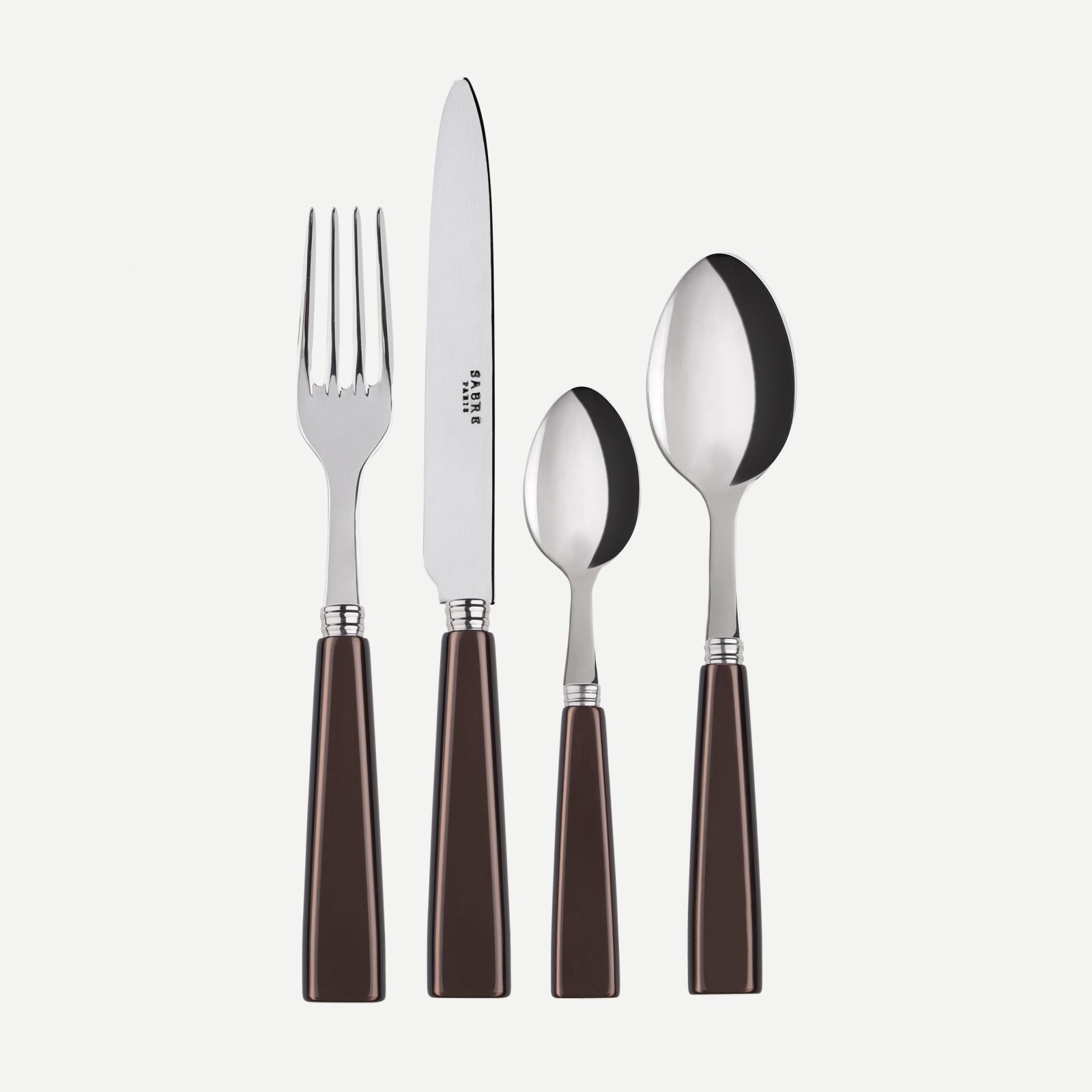 Icône, Brown - 32 pieces cutlery set