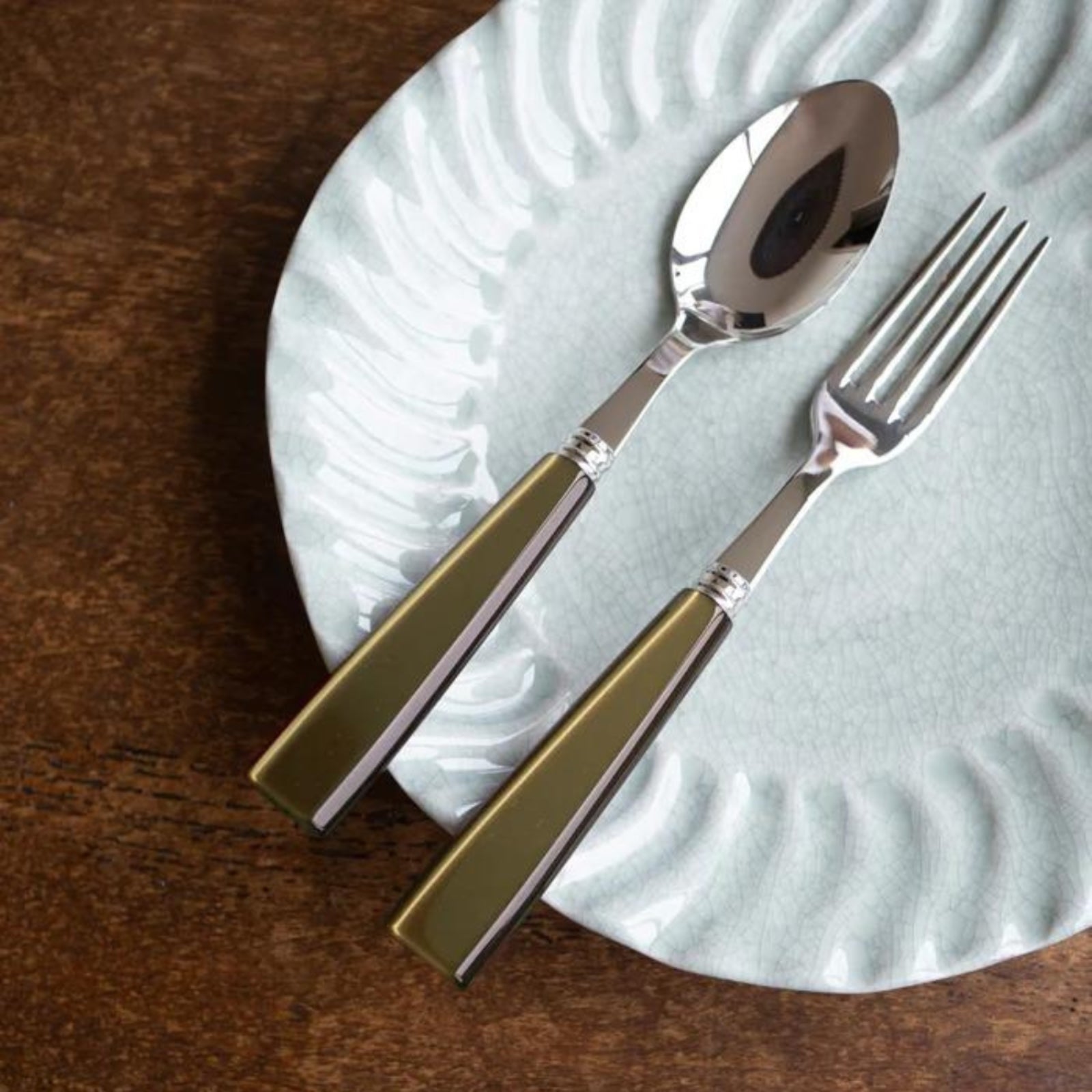 Icône, Olive - 32 pieces cutlery set