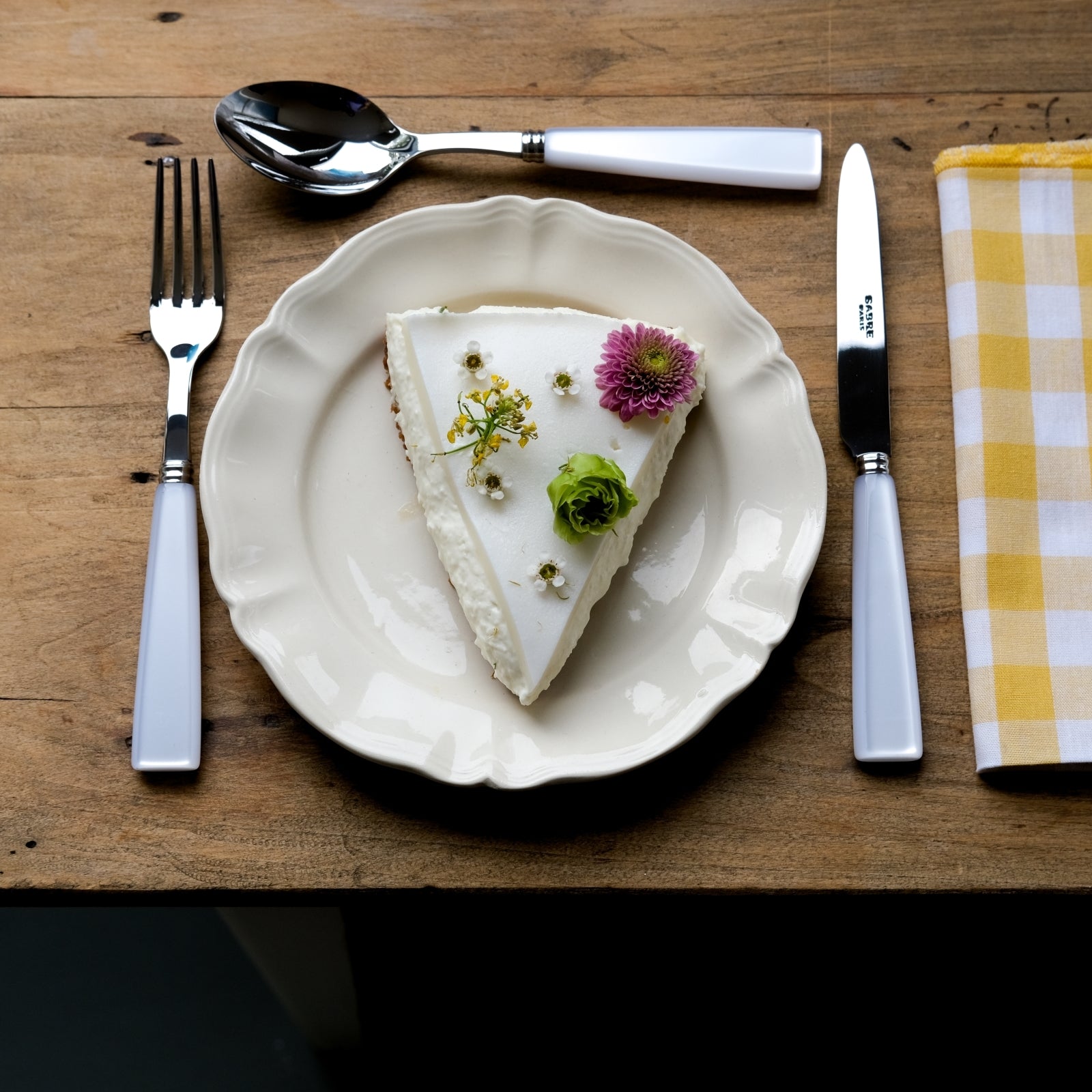 Icône, White - 32 pieces cutlery set