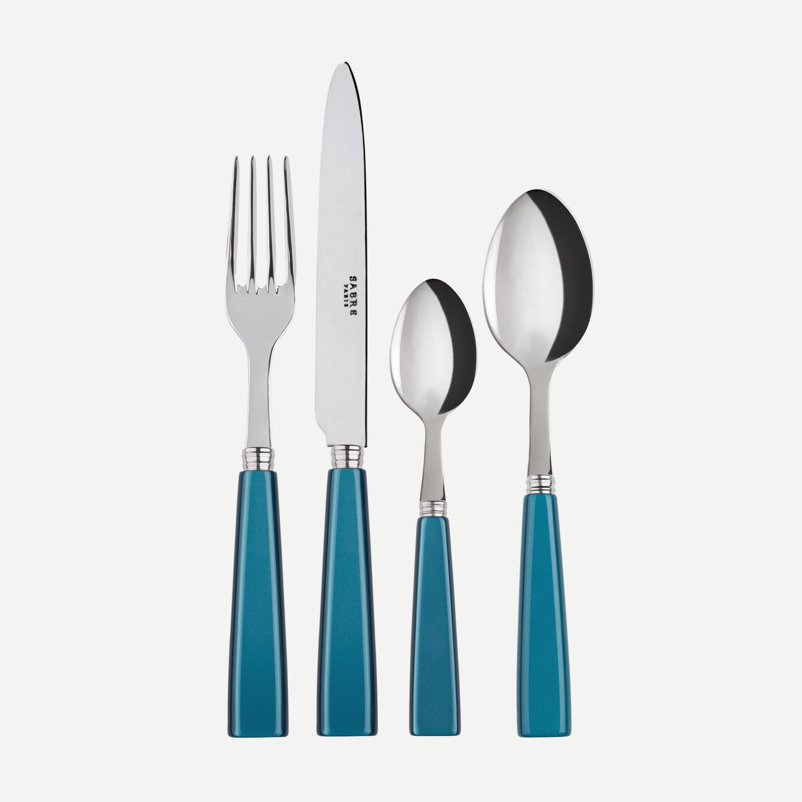 Icône, Turquoise - 32 pieces cutlery set
