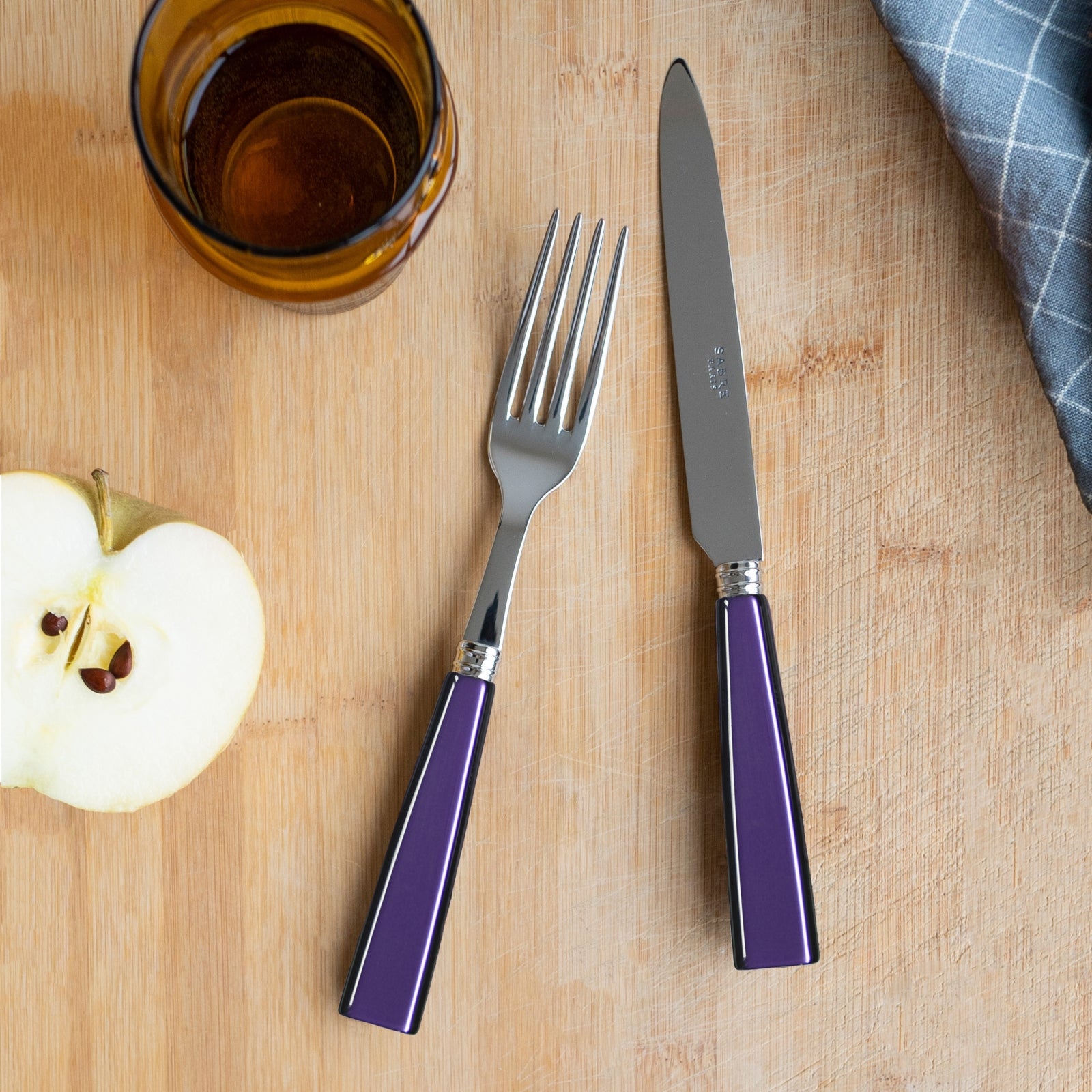 Icône, Purple - 32 pieces cutlery set