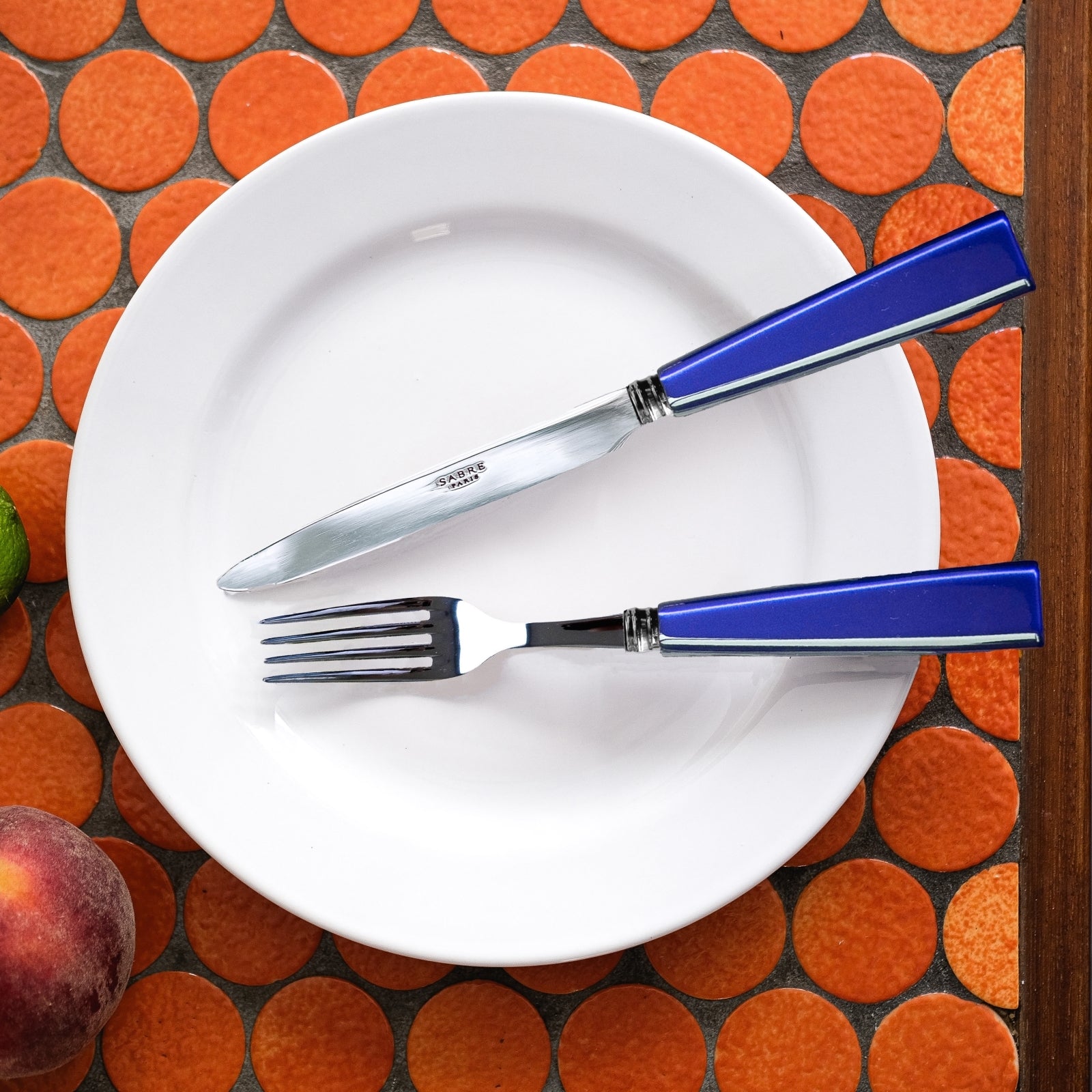 Icône, Lapis blue - 32 pieces cutlery set