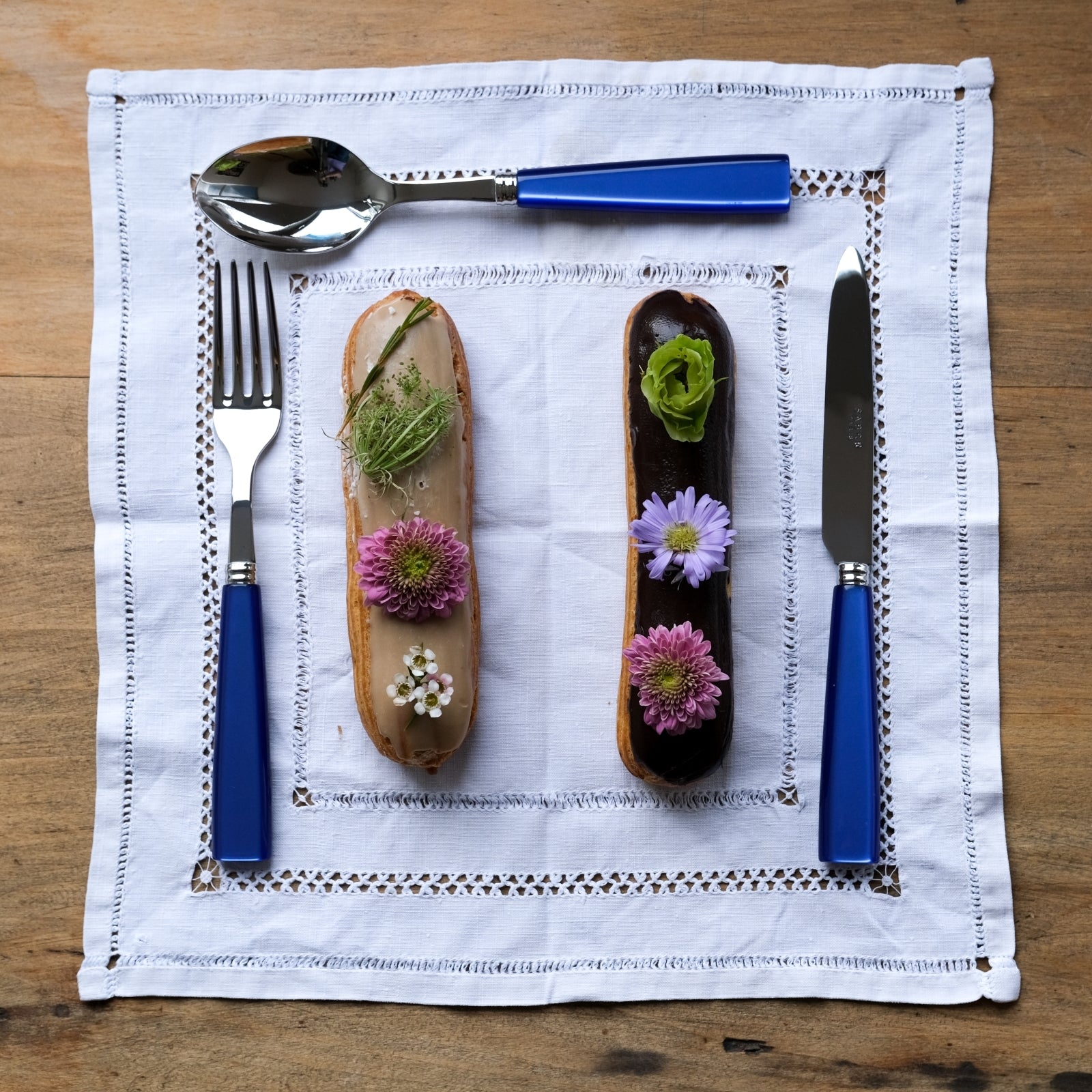 Icône, Lapis blue - 32 pieces cutlery set