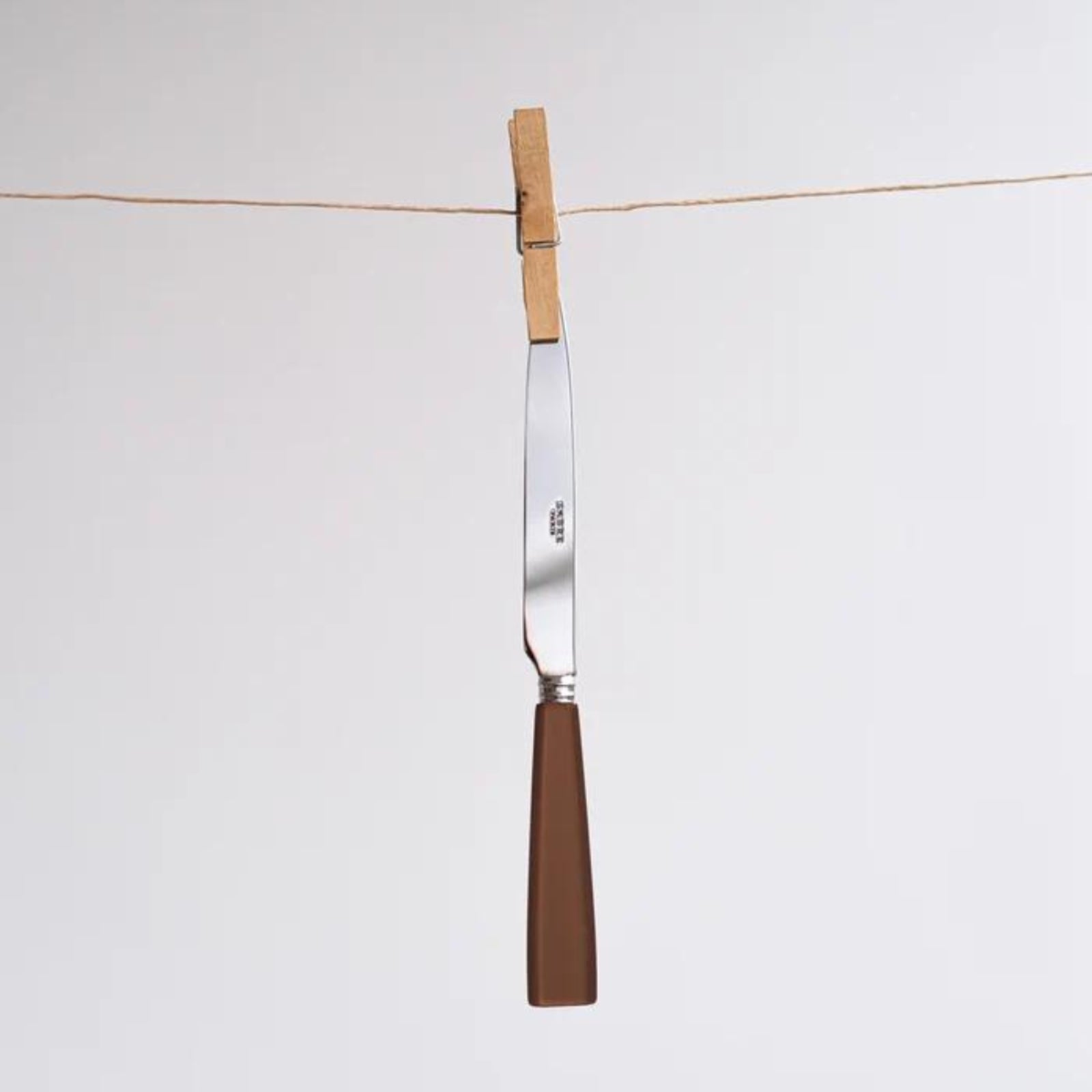 Icône, Brown - 4 pieces cutlery set