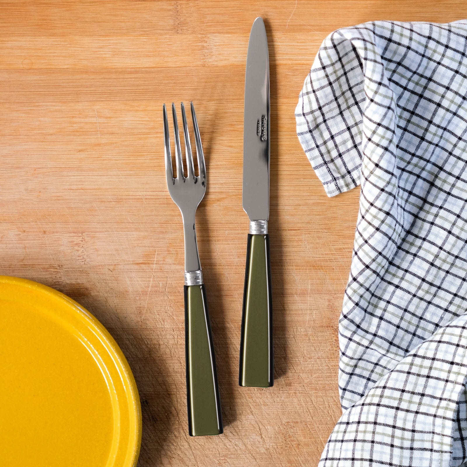 Icône, Olive - 4 pieces cutlery set