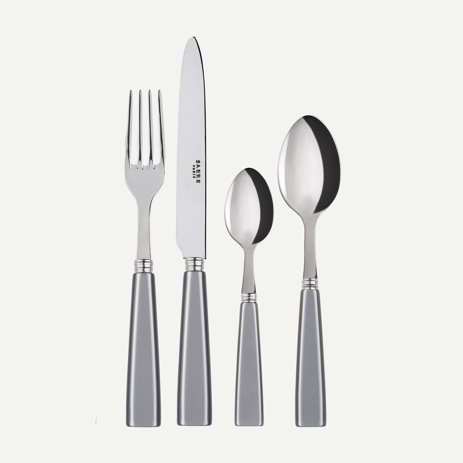 Icône, Grey - 4 pieces cutlery set