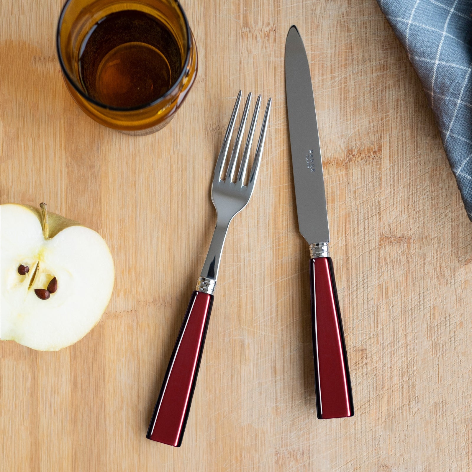 Icône, Red - 24 pieces cutlery set