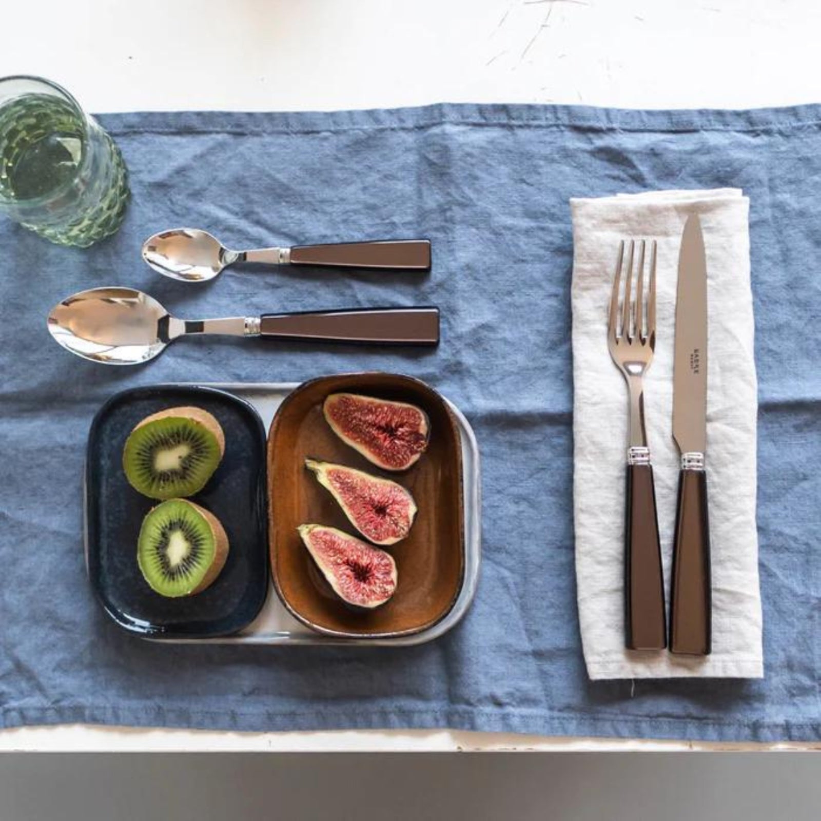 Icône, Brown - 24 pieces cutlery set