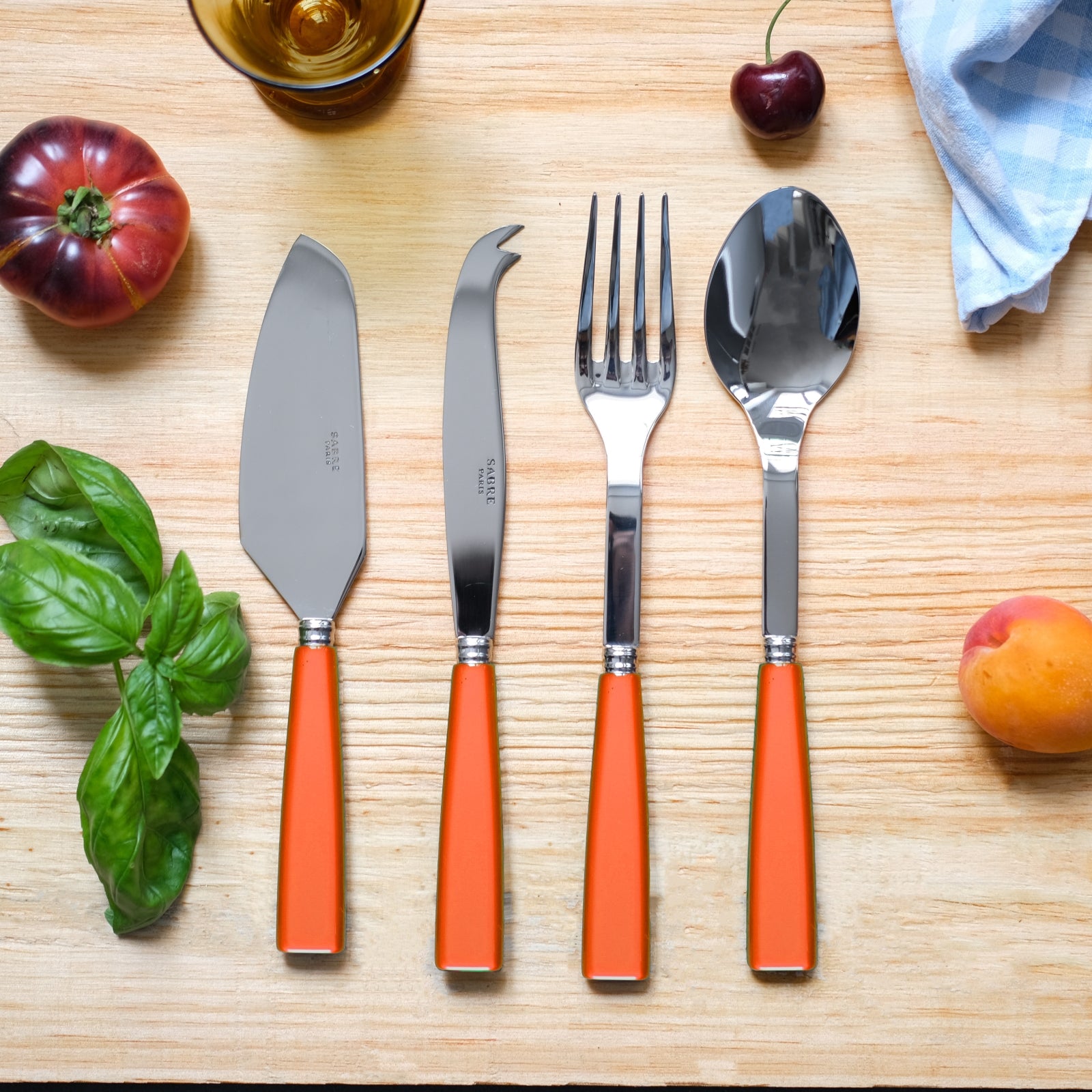 Icône, Orange - Set of 4 must-have serving pieces
