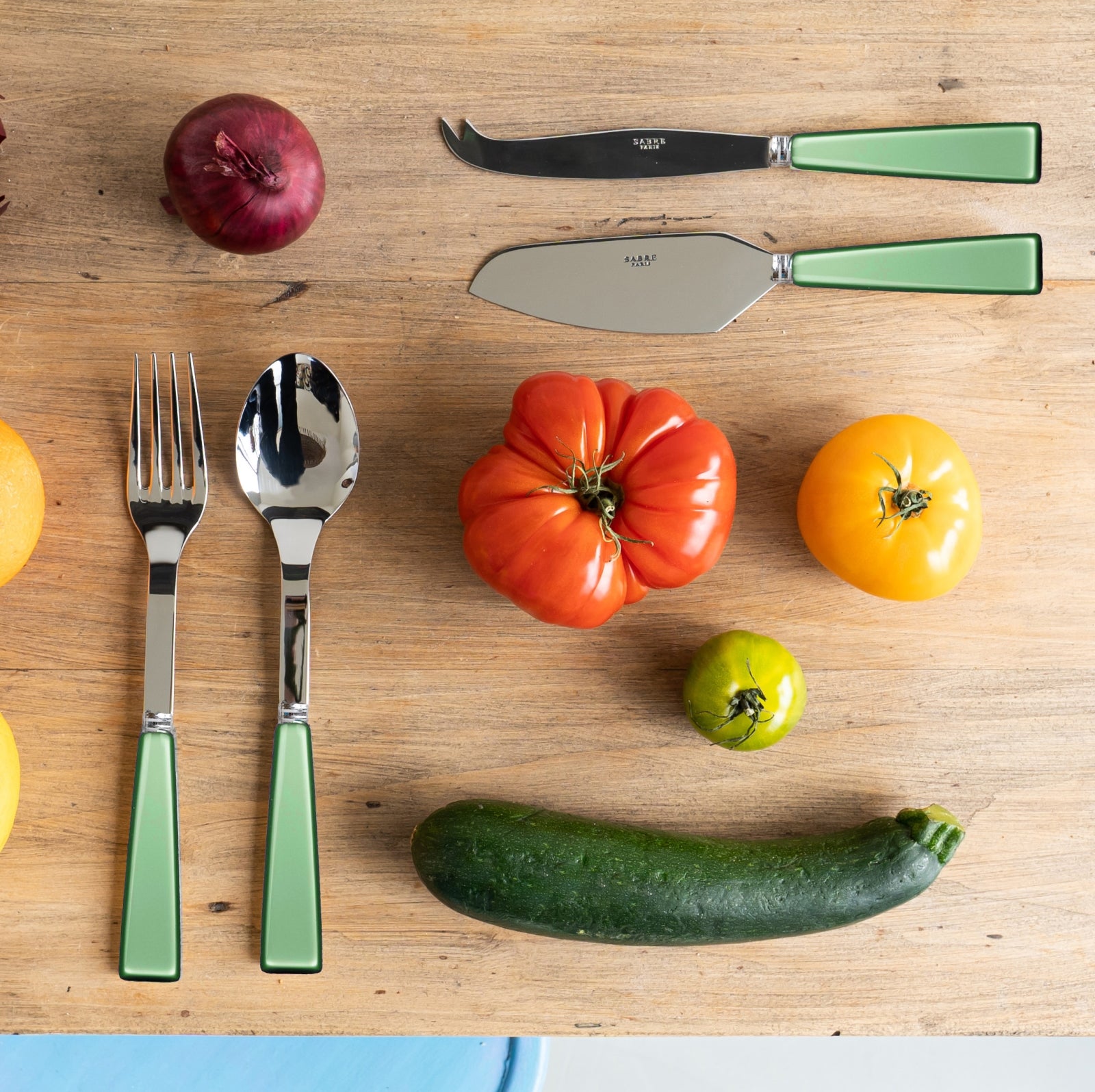 Icône, Garden green - Set of 4 must-have serving pieces