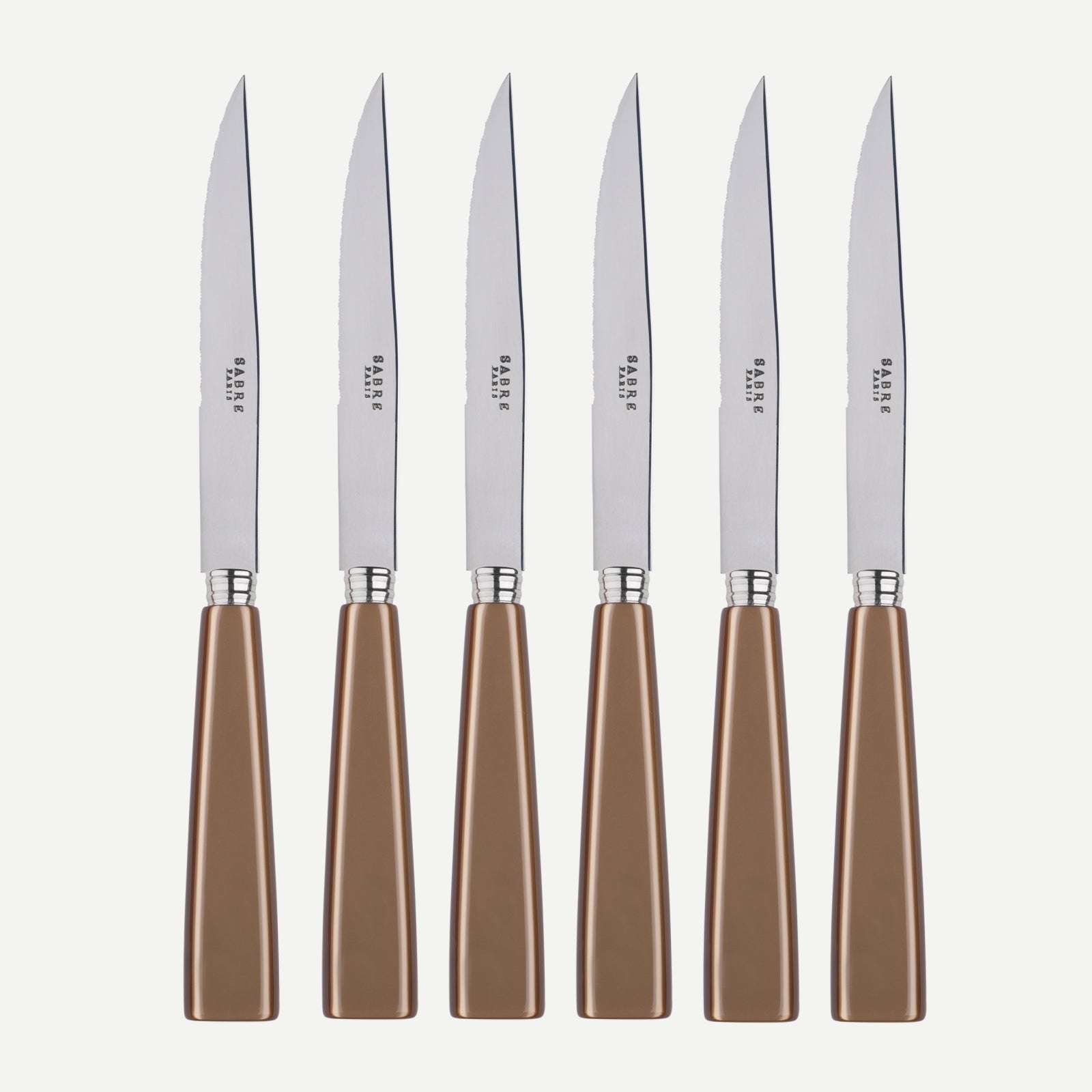 Icône, Caramel - Set of 6 steak knives