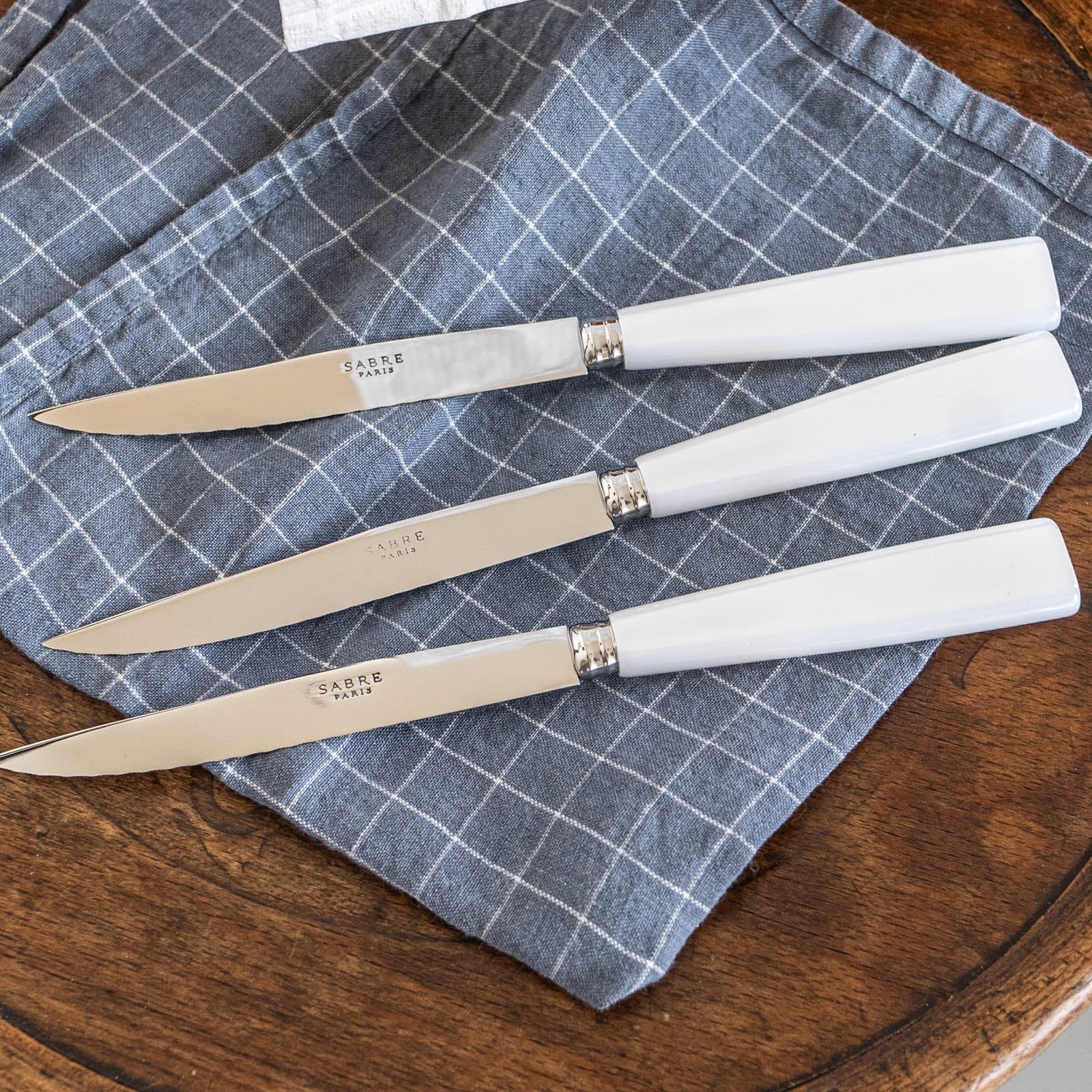 Icône, White - Set of 6 steak knives