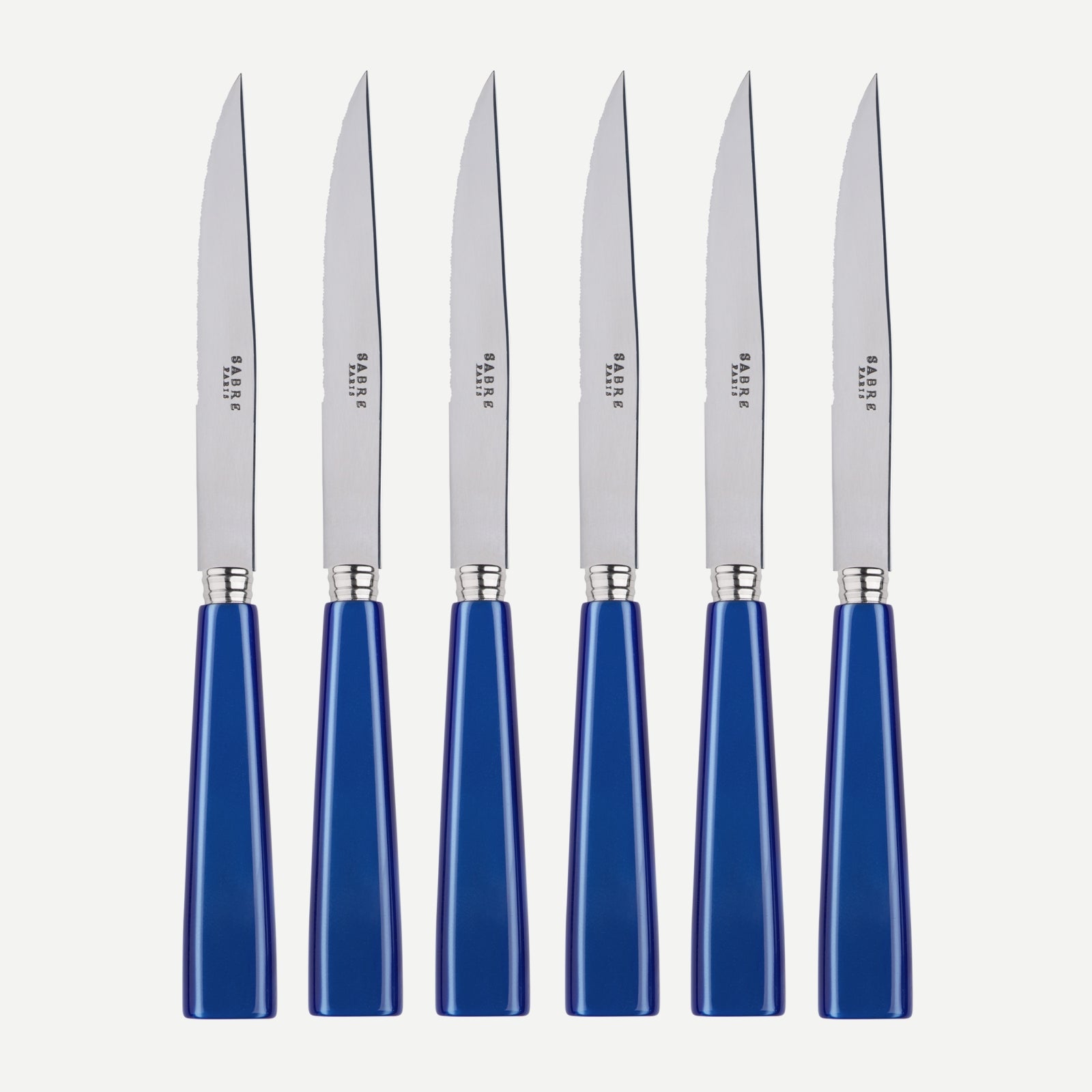 Icône, Lapis blue - Set of 6 steak knives