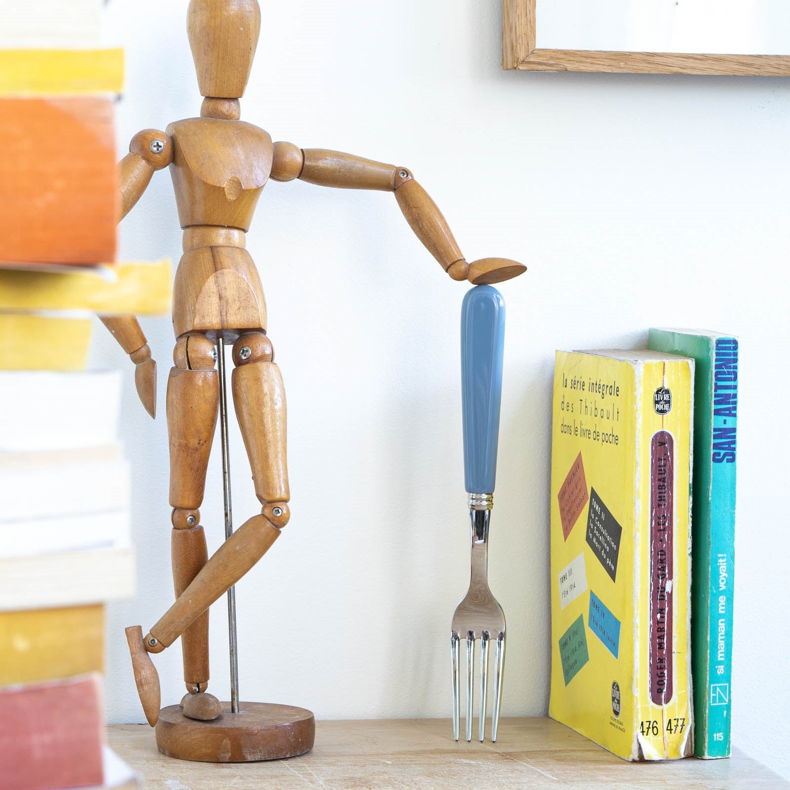 Pop unis, Grey - 5 pieces cutlery set