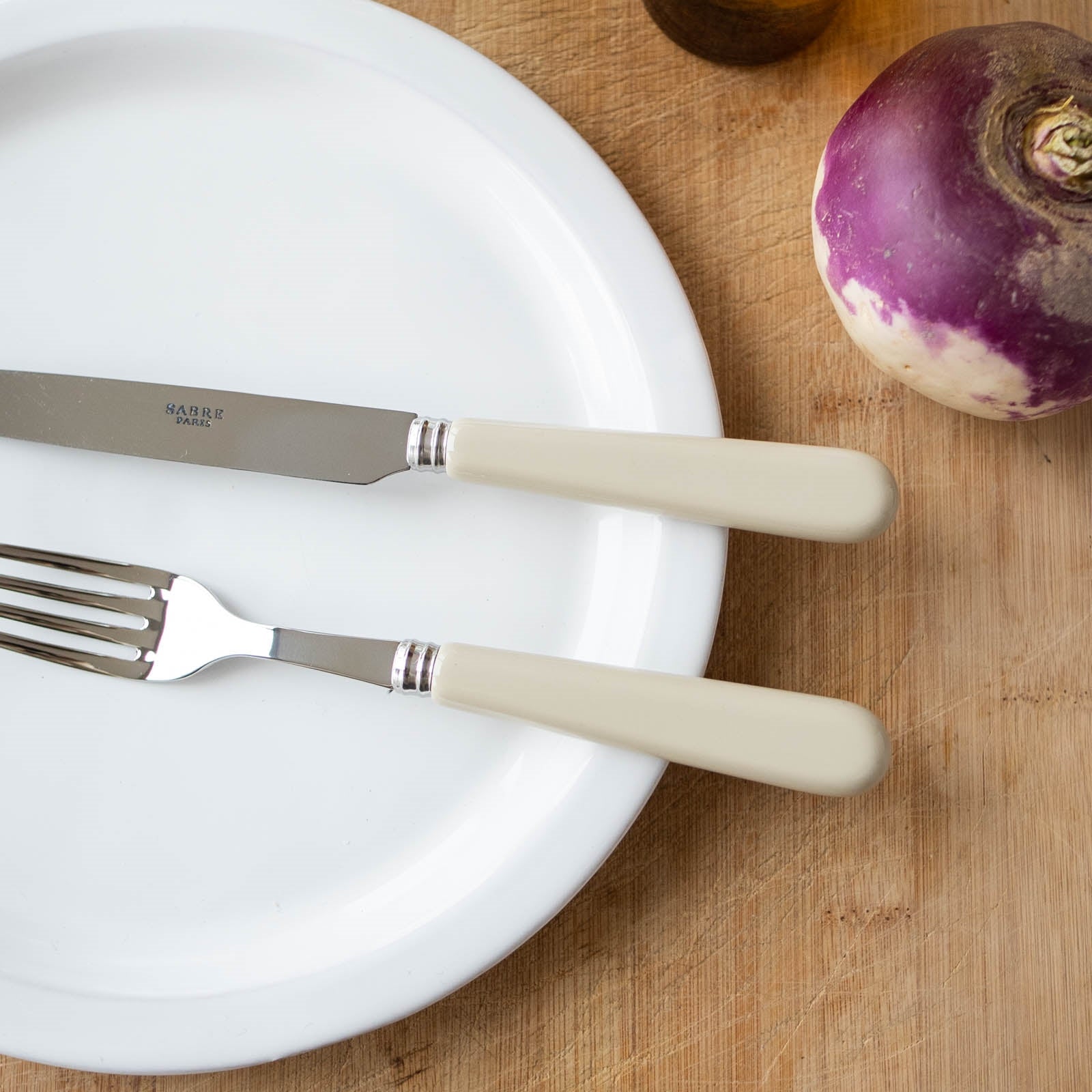 Pop unis, Light kaki - 5 pieces cutlery set