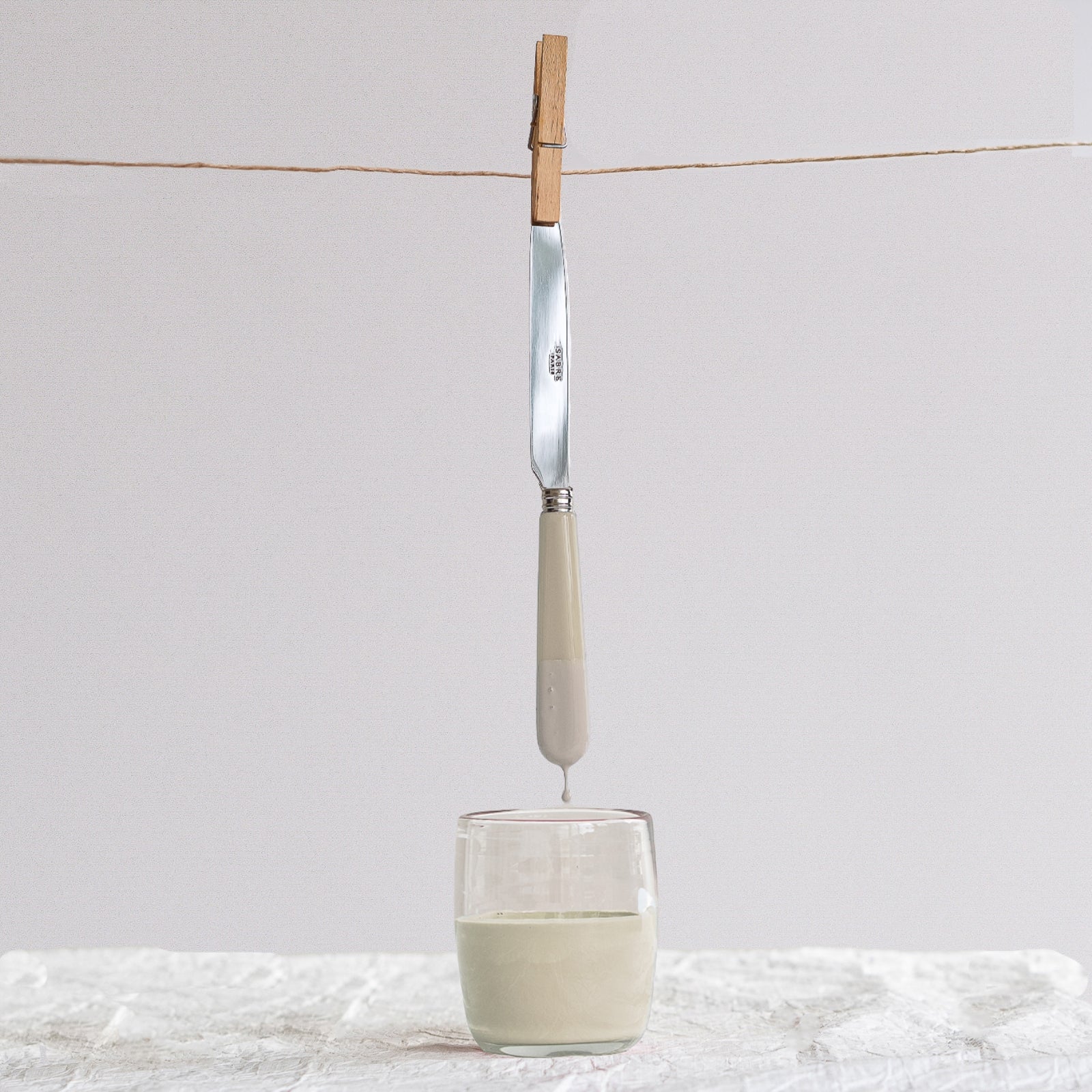 Pop unis, Light kaki - 5 pieces cutlery set