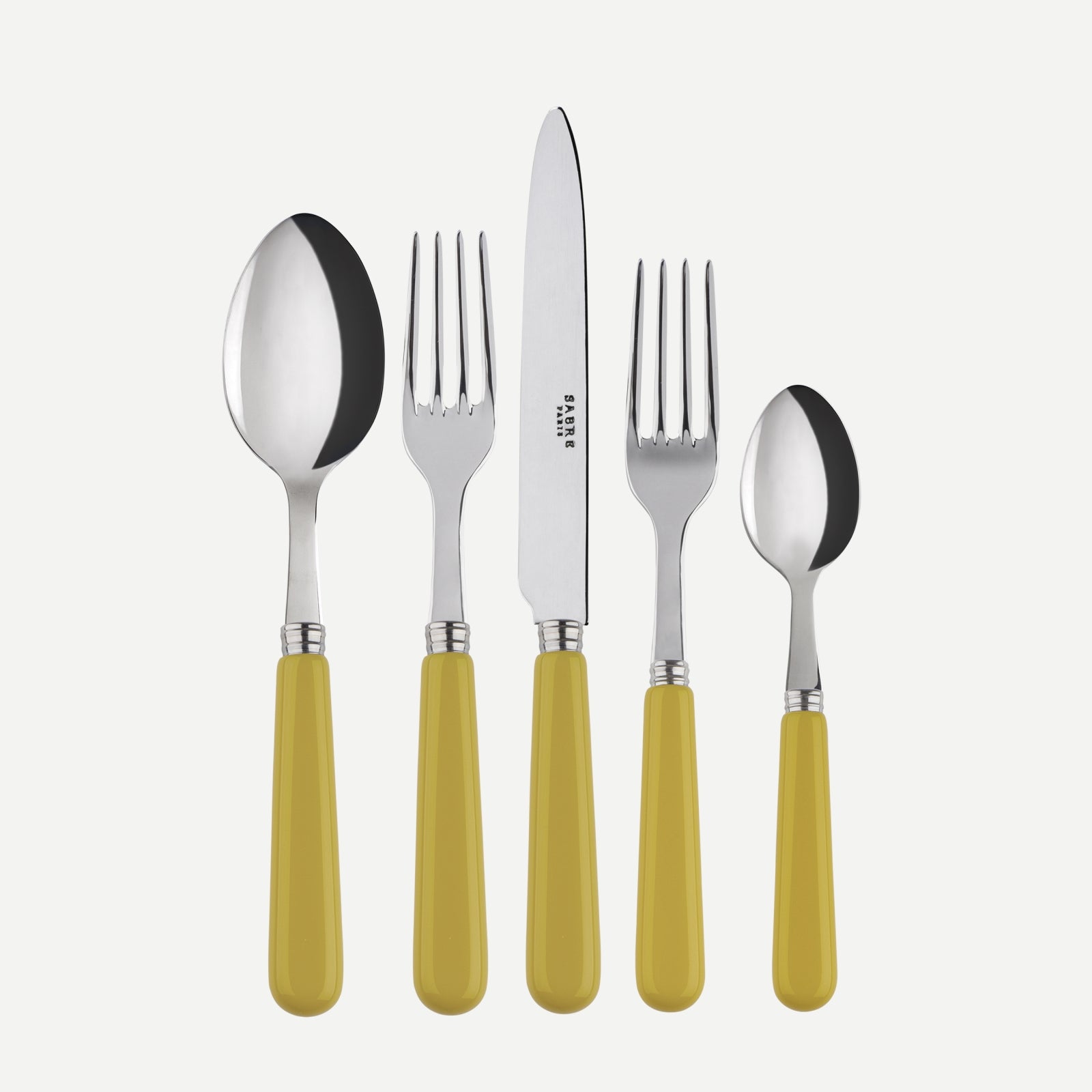 Pop unis, Yellow corn - 5 pieces cutlery set