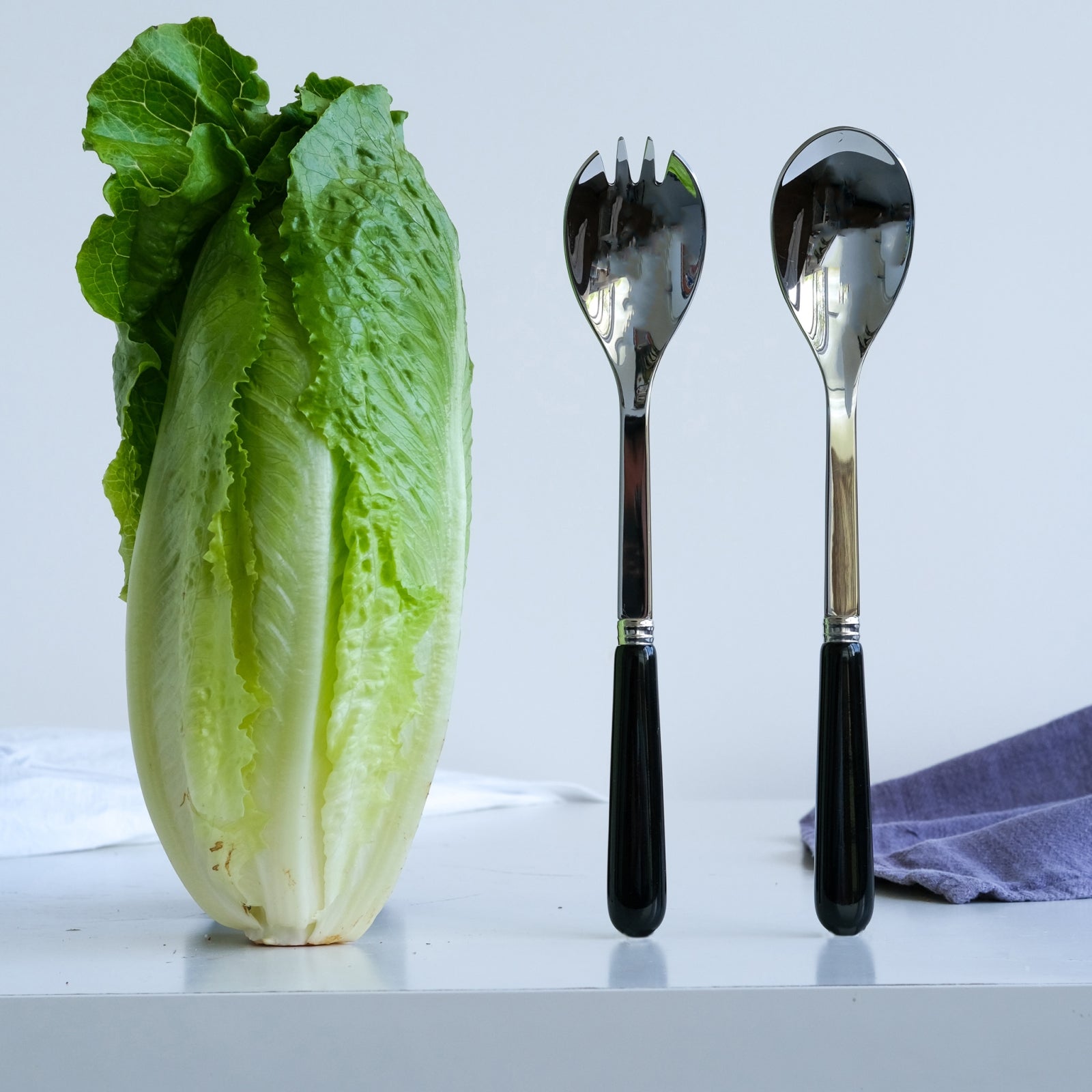 Pop unis, Black - Salad cutlery set