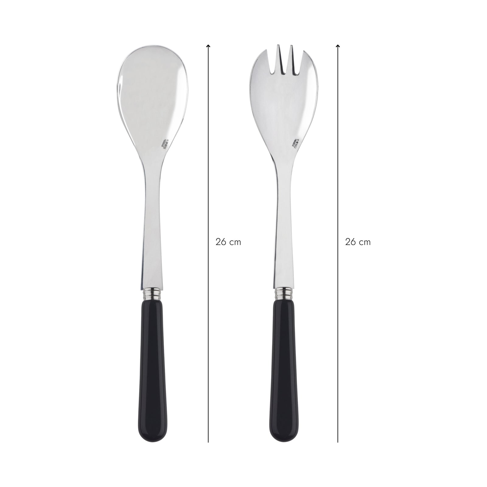 Pop unis, Black - Salad cutlery set