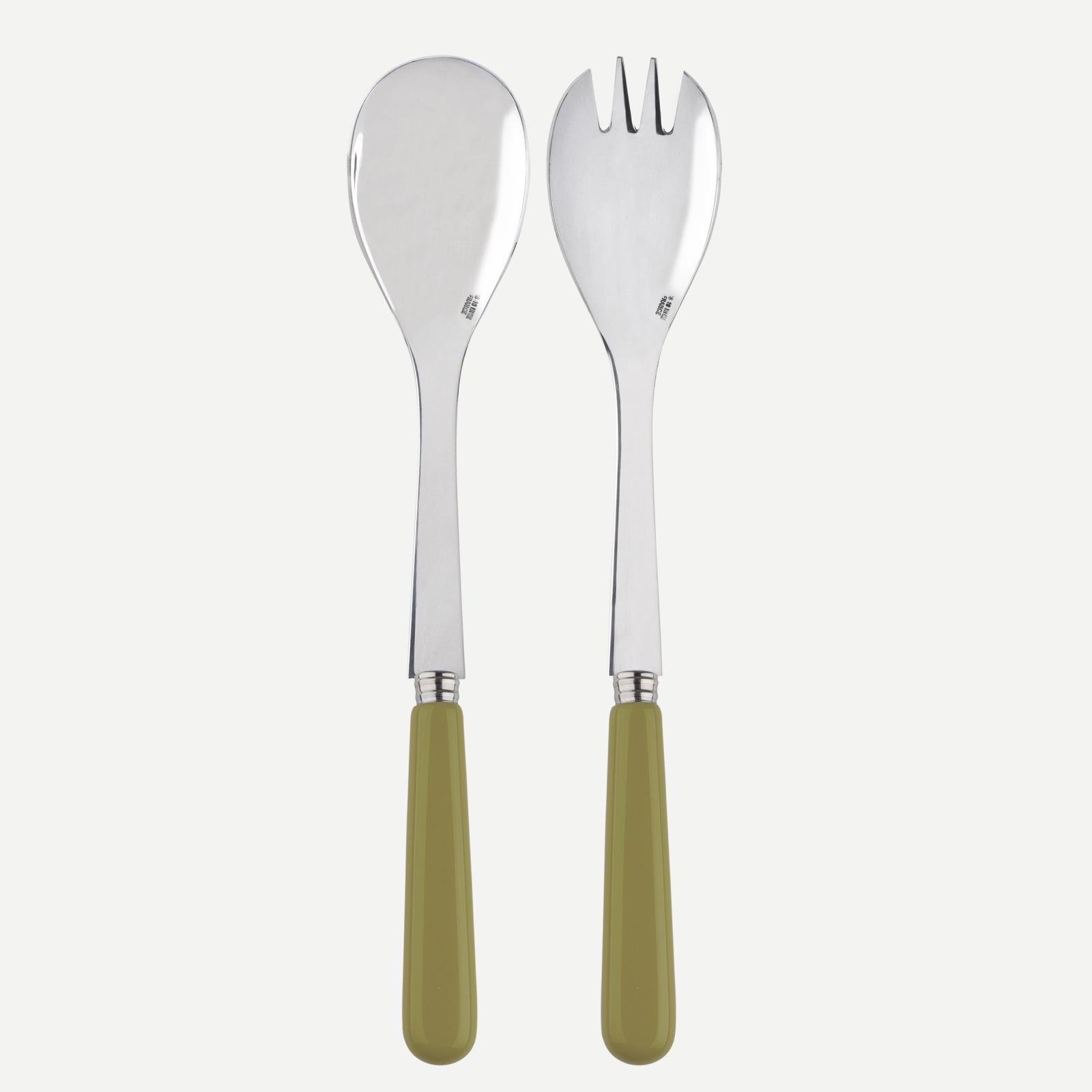 Pop unis, Sage green - Salad cutlery set