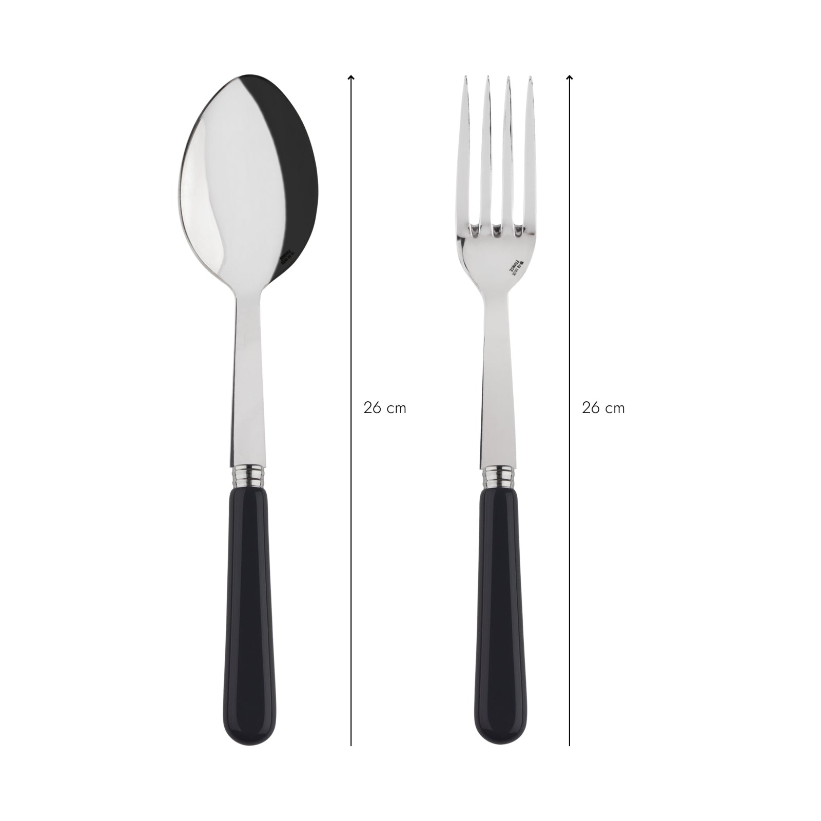 Pop unis, Black - Serving set