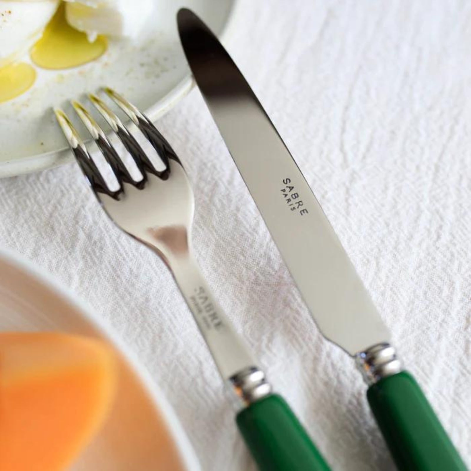 Pop unis, Green - 32 pieces cutlery set