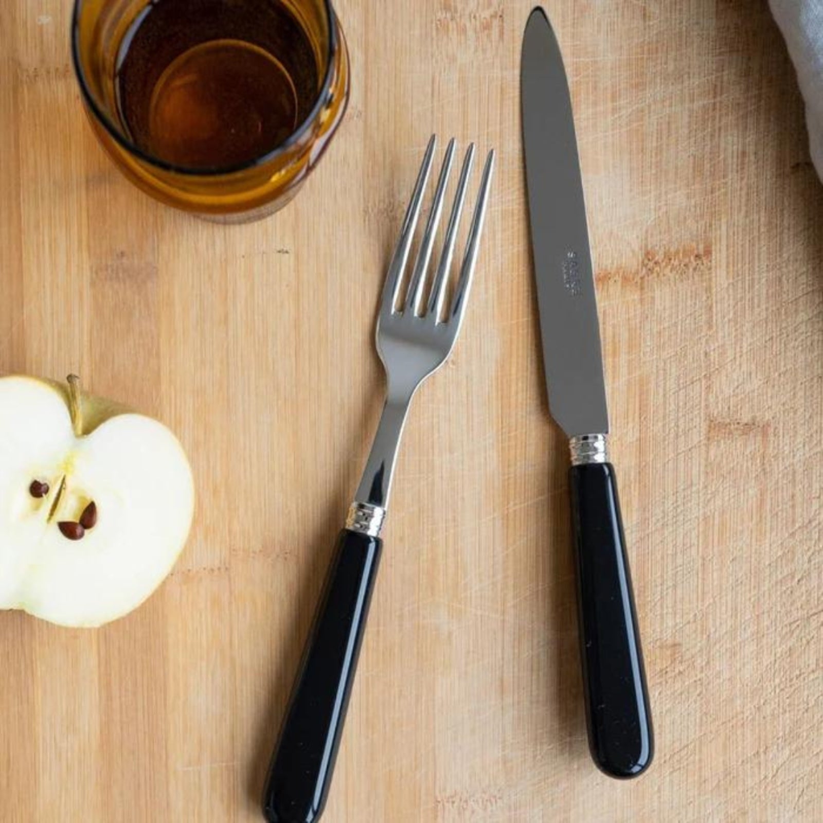 Pop unis, Black - 32 pieces cutlery set