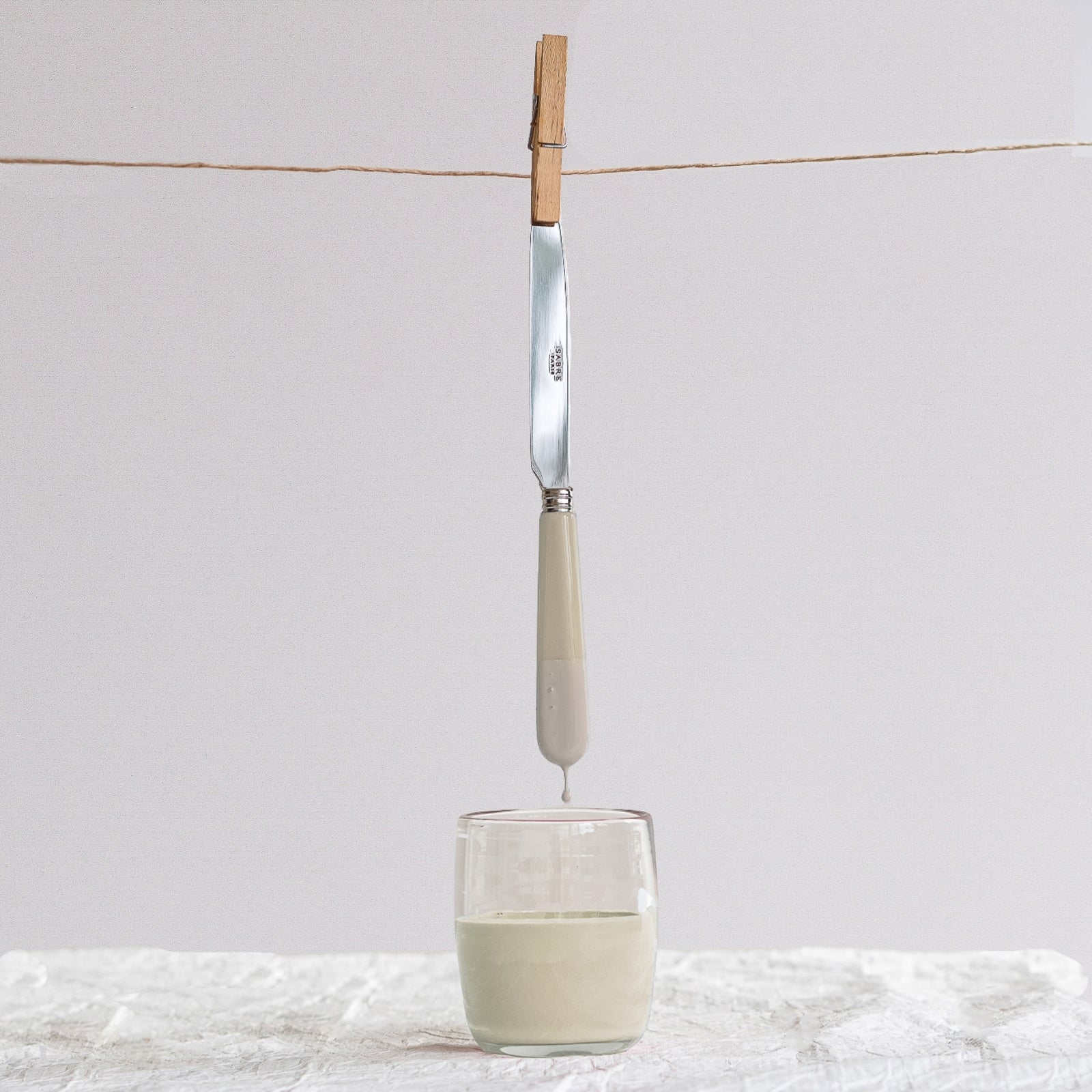 Pop unis, Light kaki - 32 pieces cutlery set