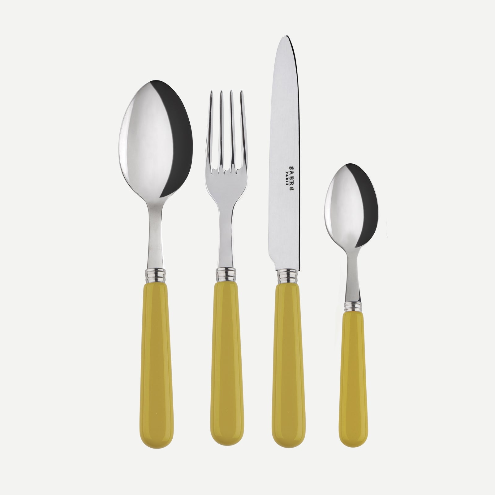 Pop unis, Yellow corn - 4 pieces cutlery set